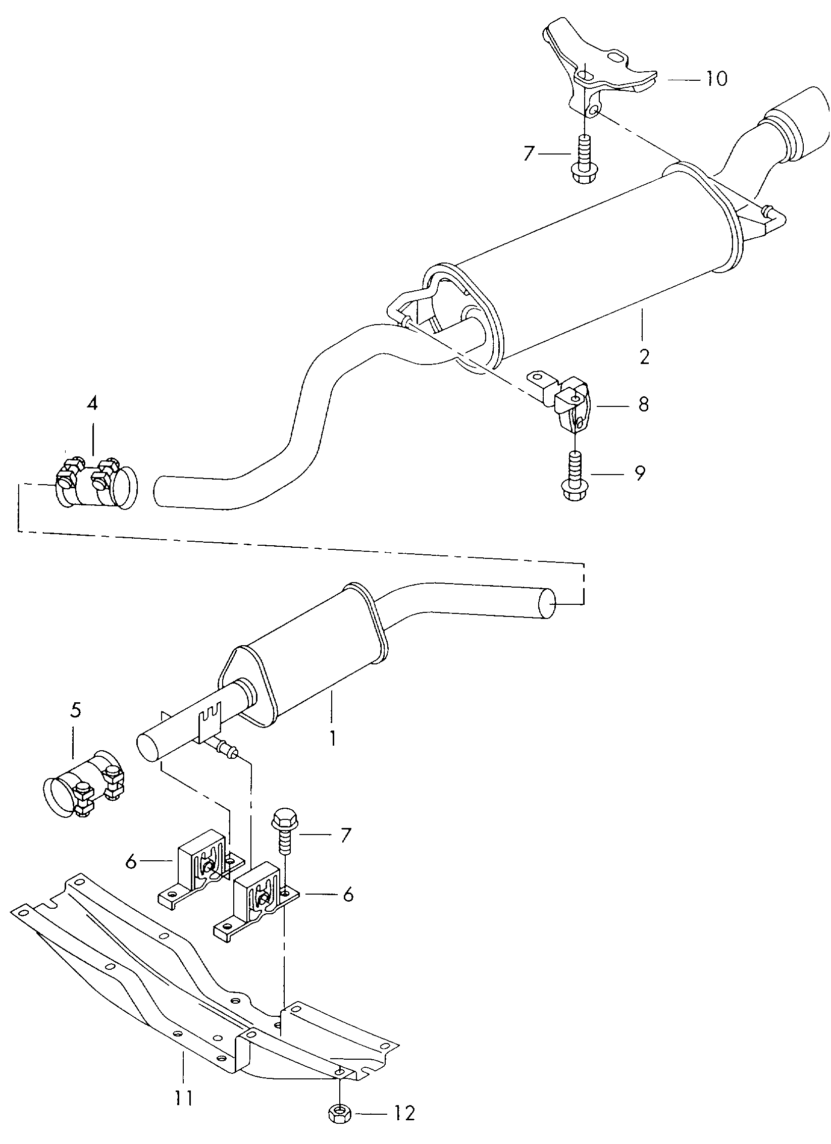 Seat 8N0253145 - Putkenliitin, pakoputkisto inparts.fi