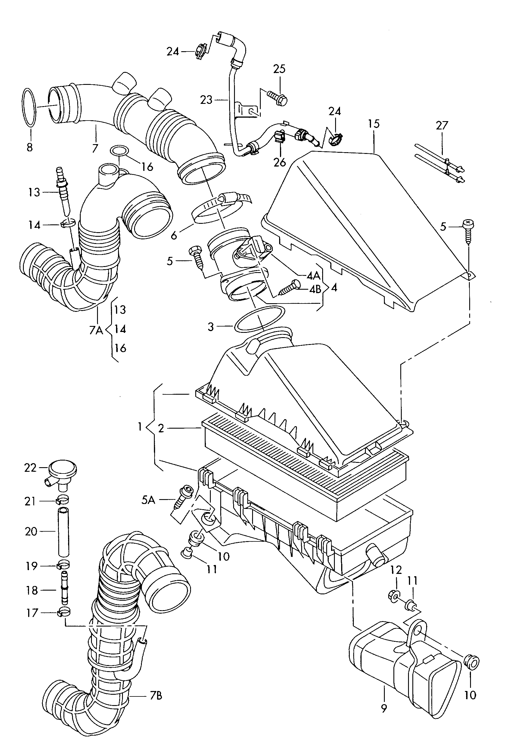 Seat 06A906461C - Ilmamassamittari inparts.fi