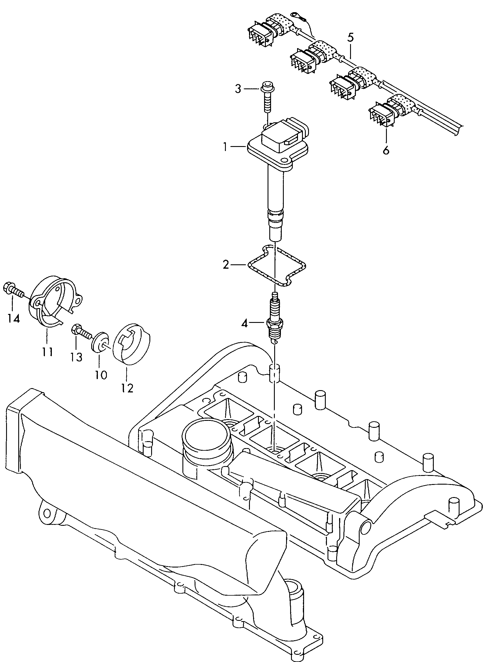 Seat 06B 905 115 E - Sytytyspuola inparts.fi