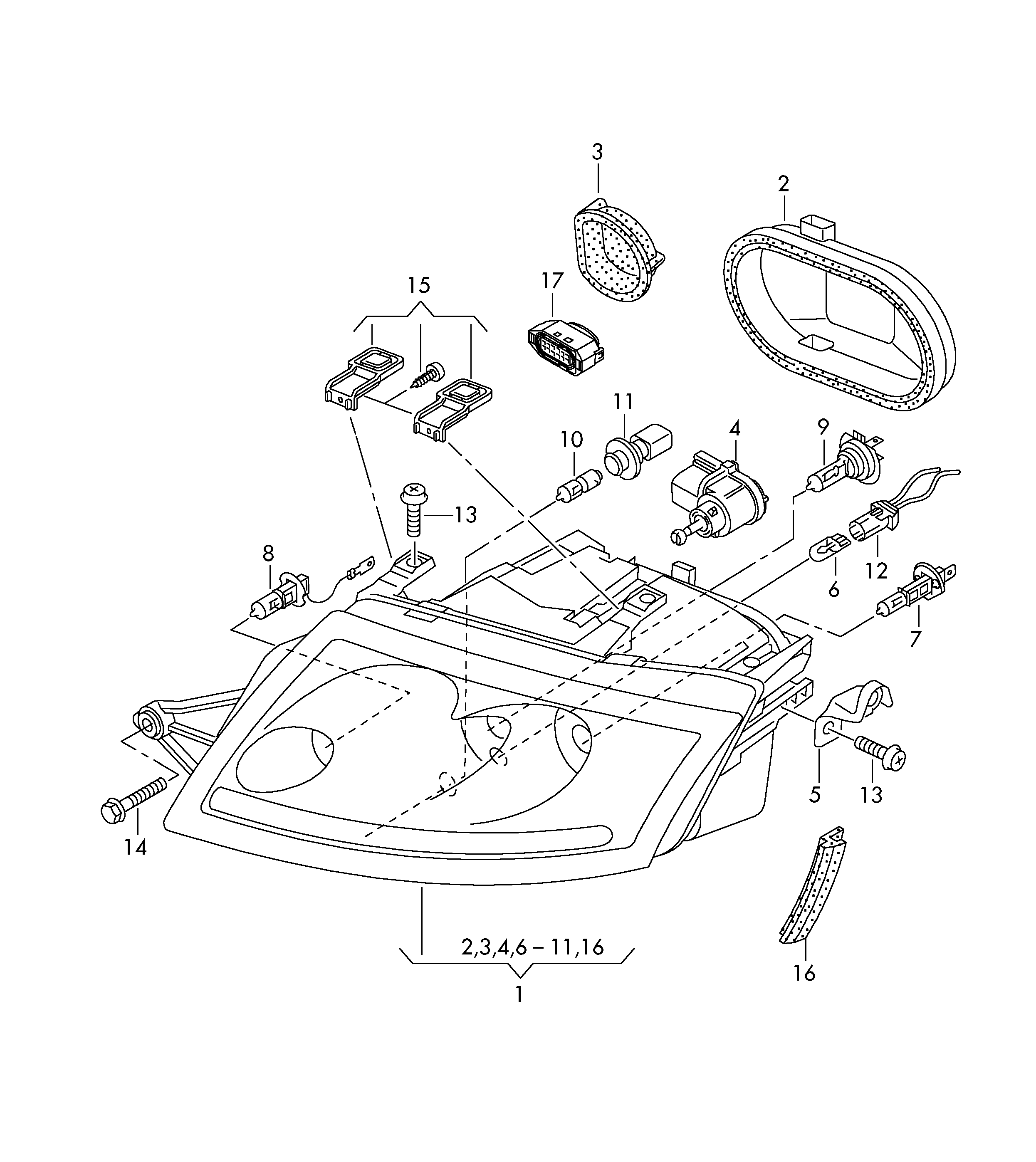 Skoda N   017 762 2 - Polttimo, ajovalo inparts.fi