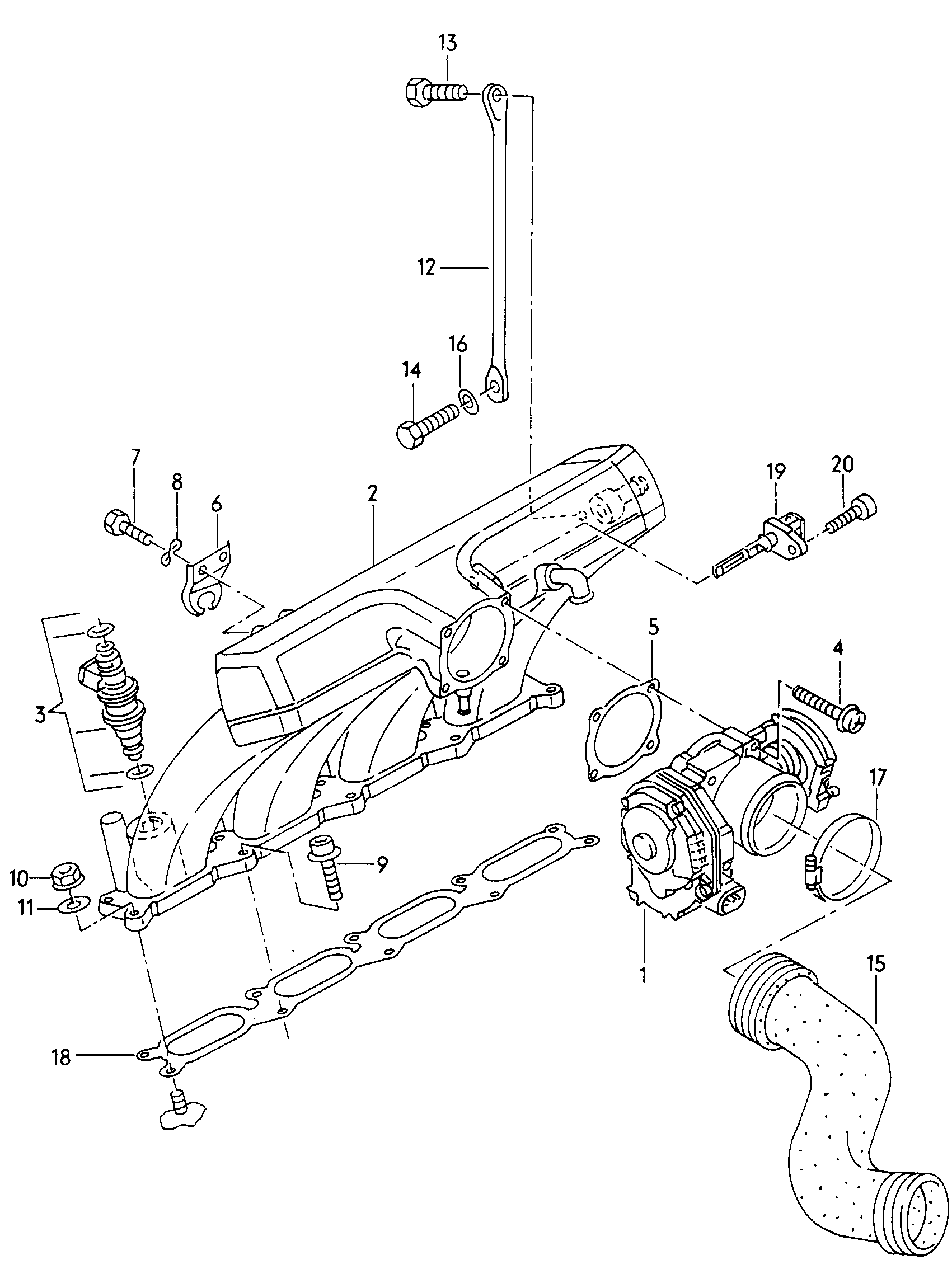 Seat 058 129 717 B - Tiivistesarja, imusarja inparts.fi