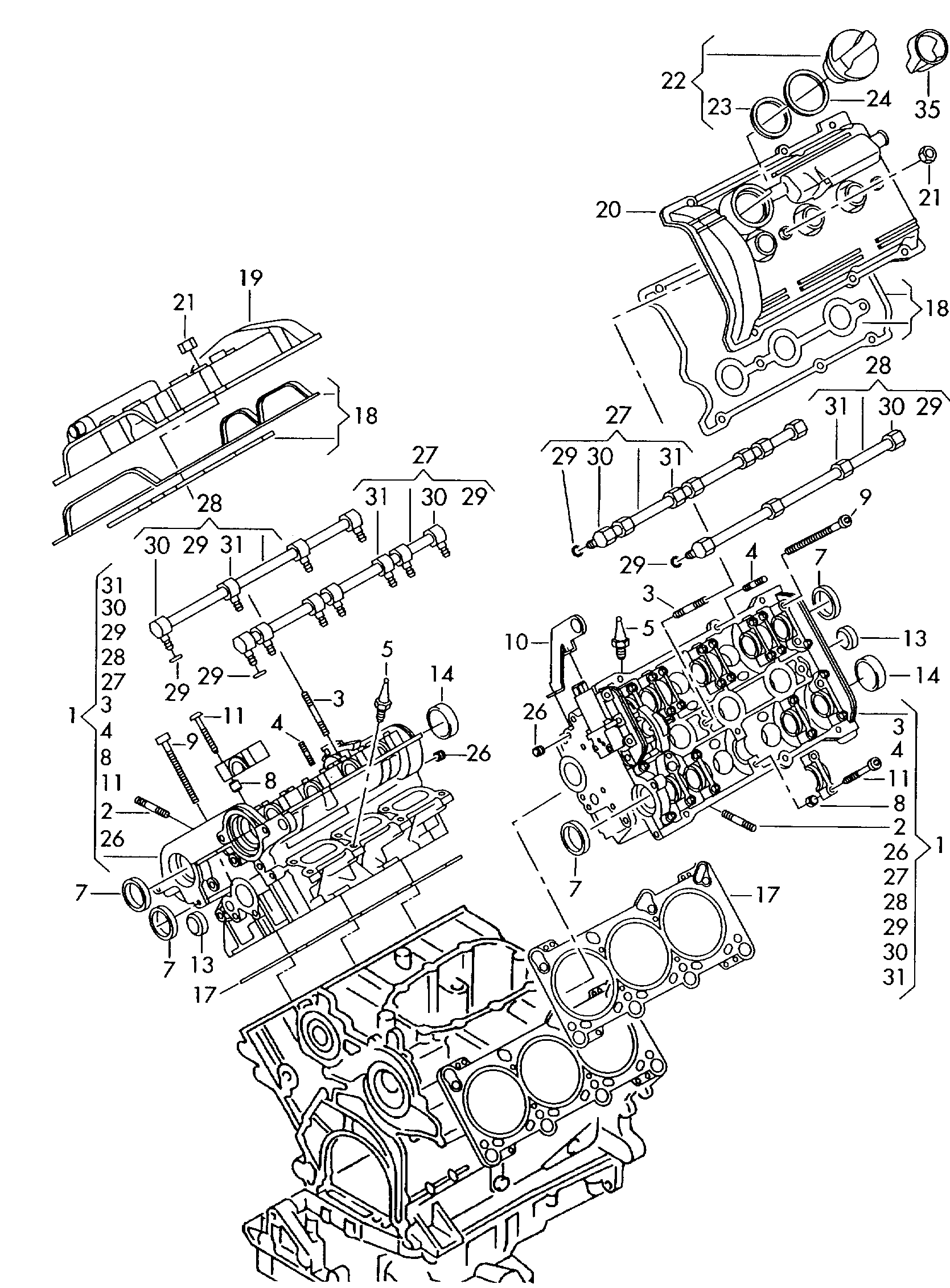 VW 078 103 383 K - Tiiviste, sylinterikansi inparts.fi