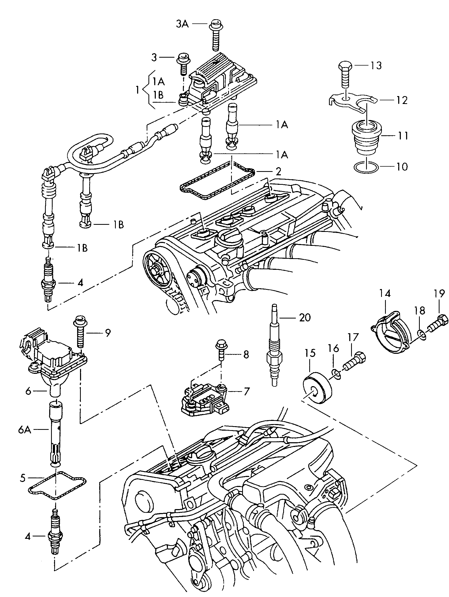 Seat 101 000 063 AA - Sytytystulppa inparts.fi