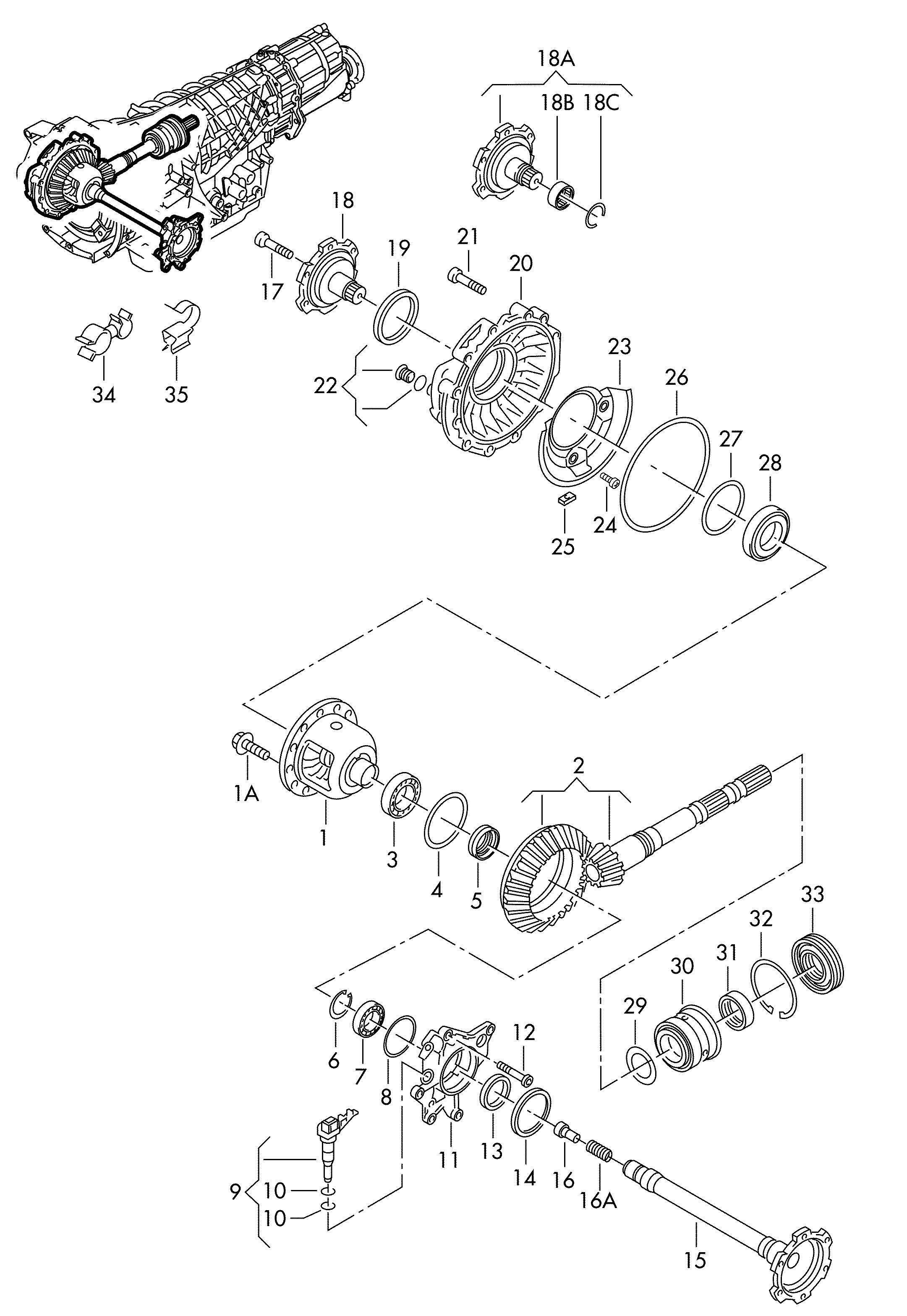 VAG 01L 409 399 A - Akselitiiviste, autom. vaihteisto inparts.fi