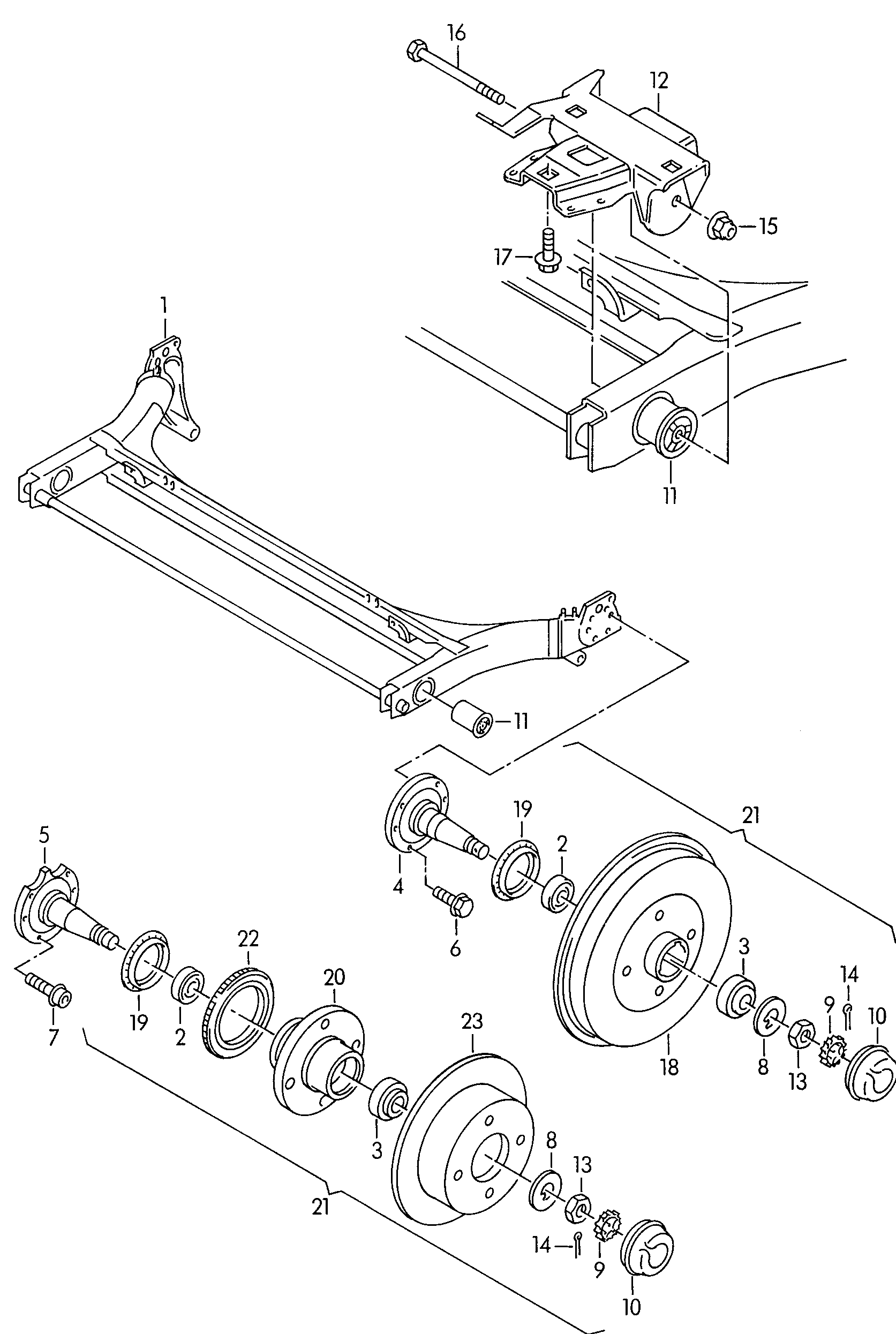 VW 4A0 598 625 A - Pyöränlaakerisarja inparts.fi