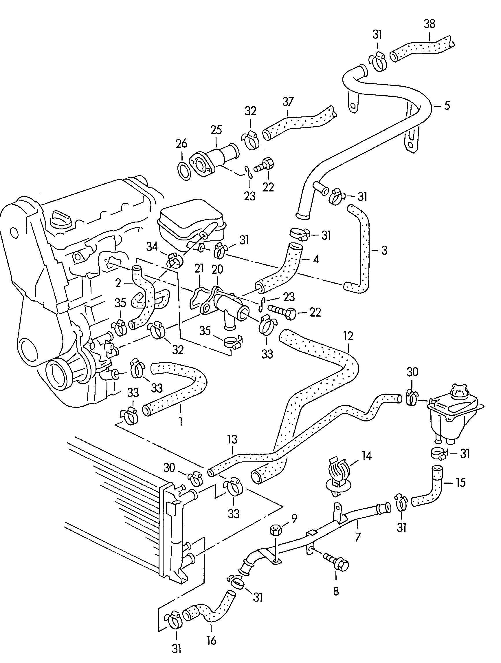 Skoda N 902 954 01 - Tiiviste, termostaattikotelo inparts.fi