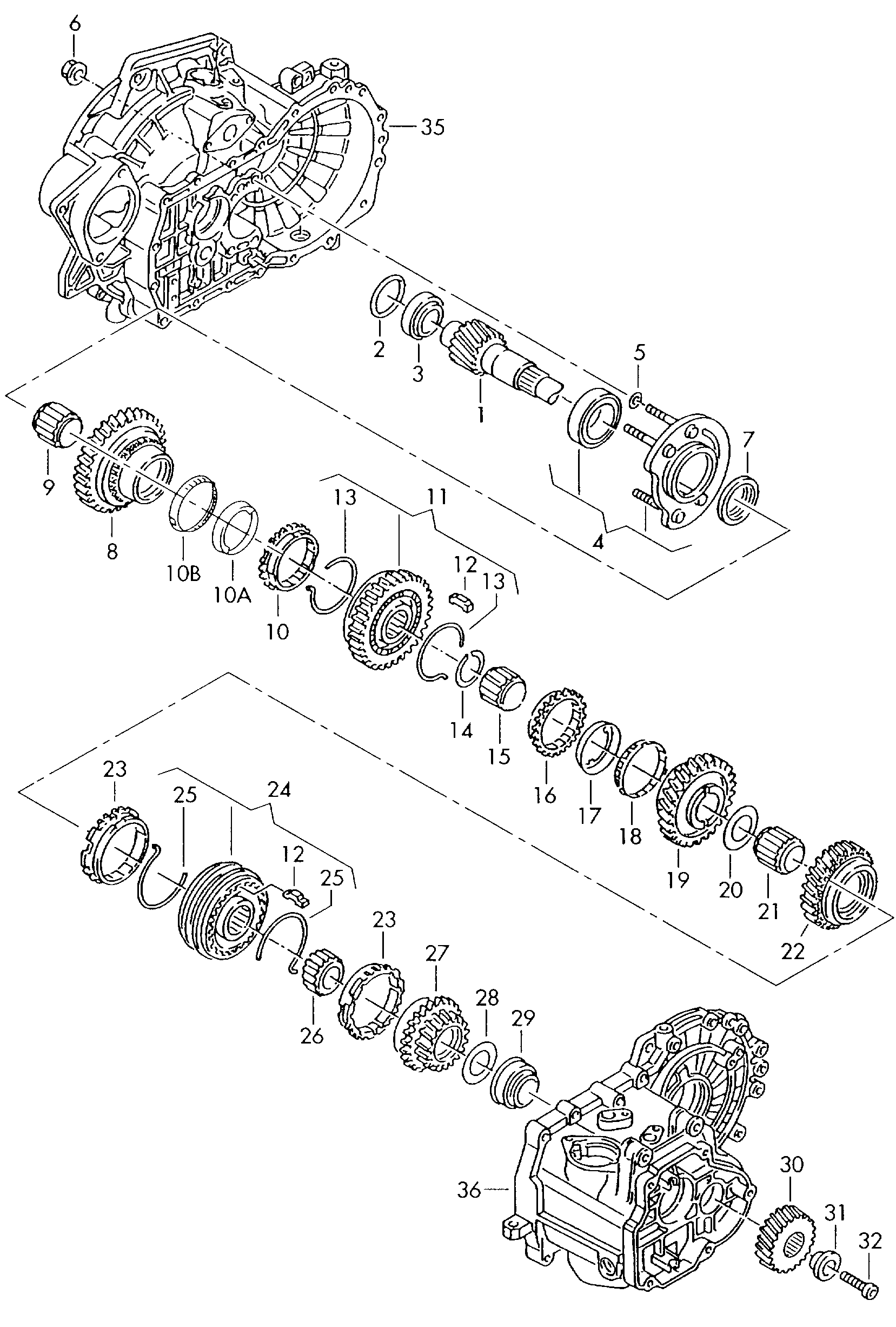 Skoda 02A 311 375 - Korjaussarja, man. vaihteisto inparts.fi