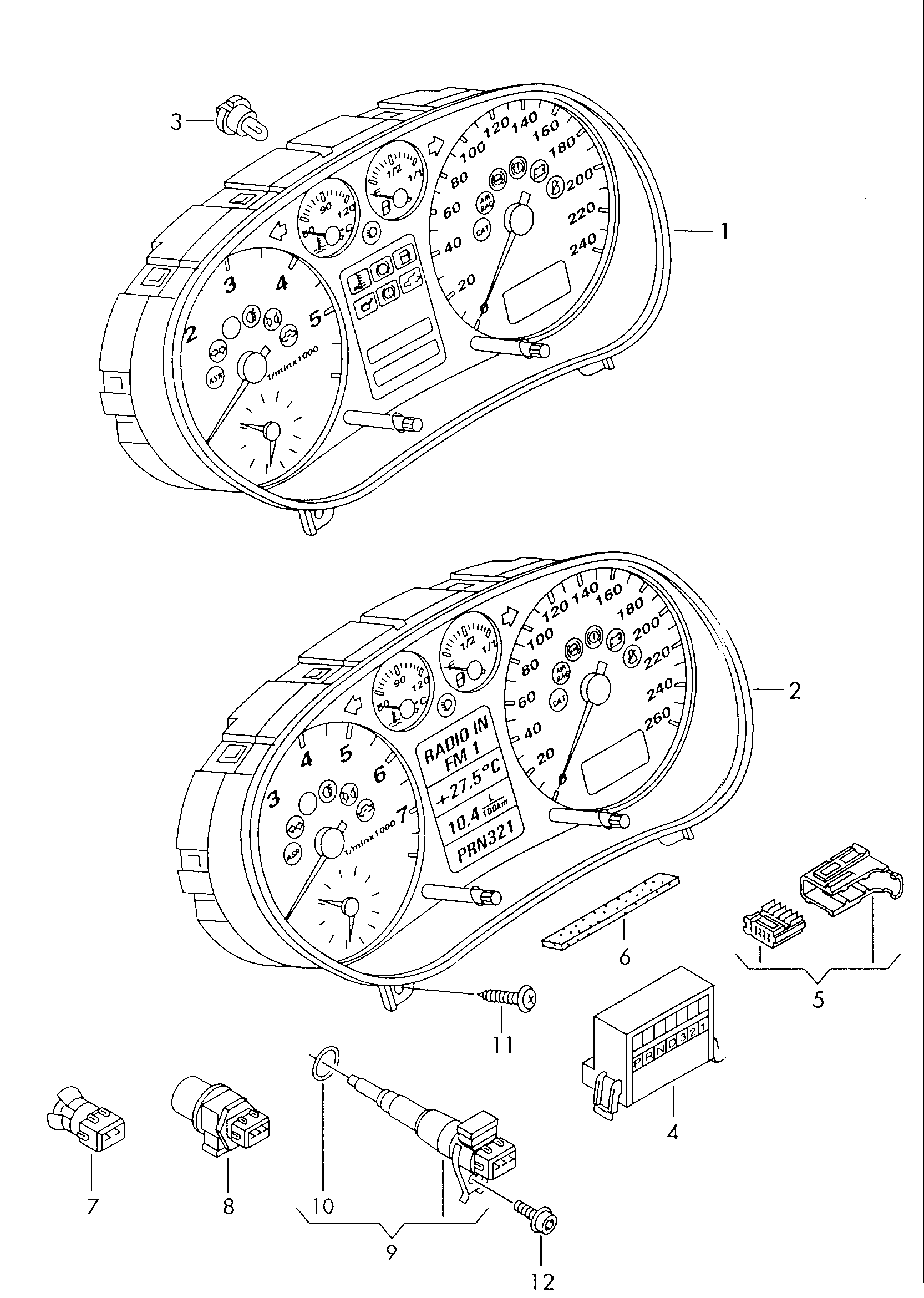 VAG 1J0 919 379 - Tunnistin, ulkoilmalämpötila inparts.fi