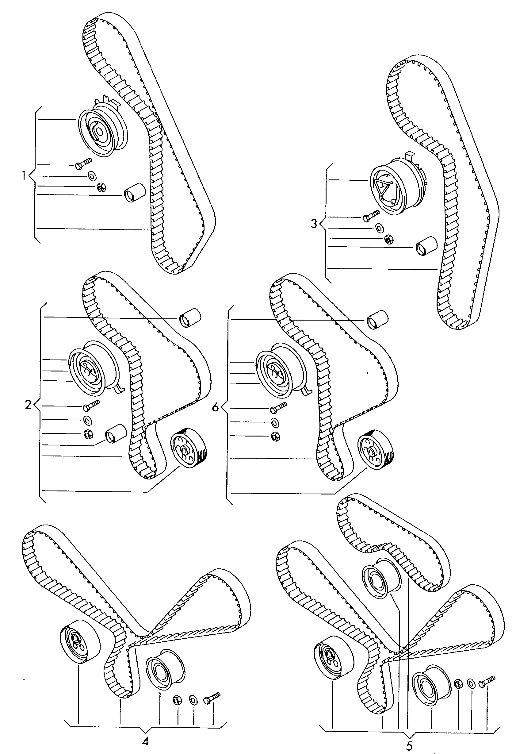 VAG 058109479B - Kiristinvarsi, hammashihna inparts.fi