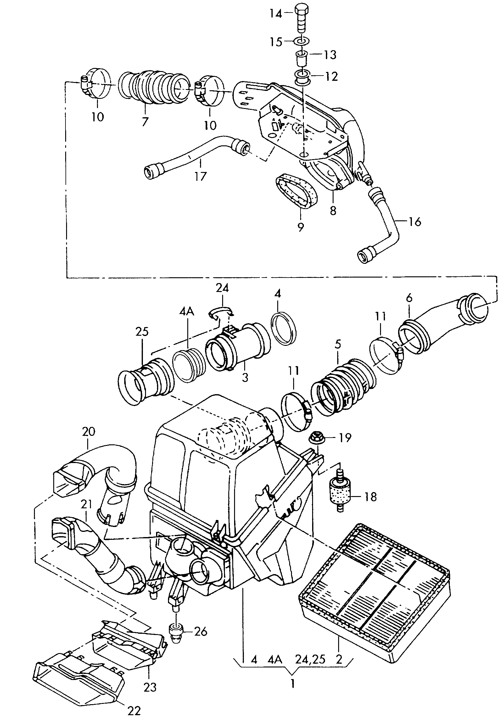 VW 078 133 471 A - Ilmamassamittari inparts.fi