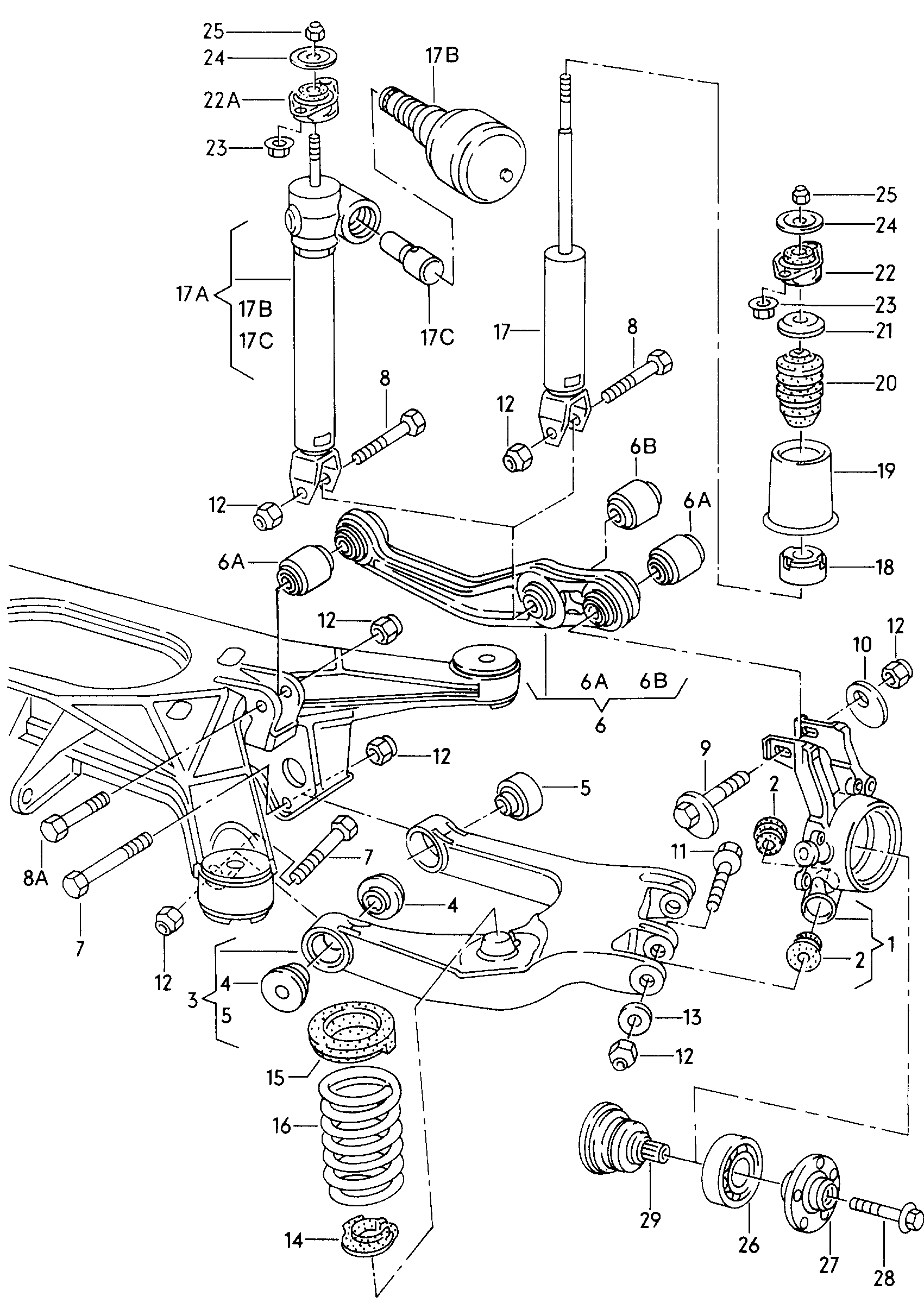 VW 4D0 513 031 L - Iskunvaimennin inparts.fi