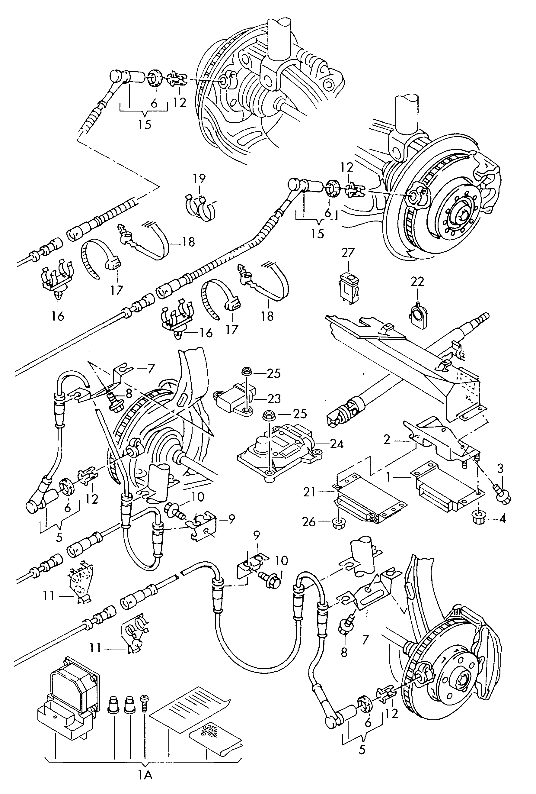 VW 4D0 927 803 - ABS-anturi inparts.fi