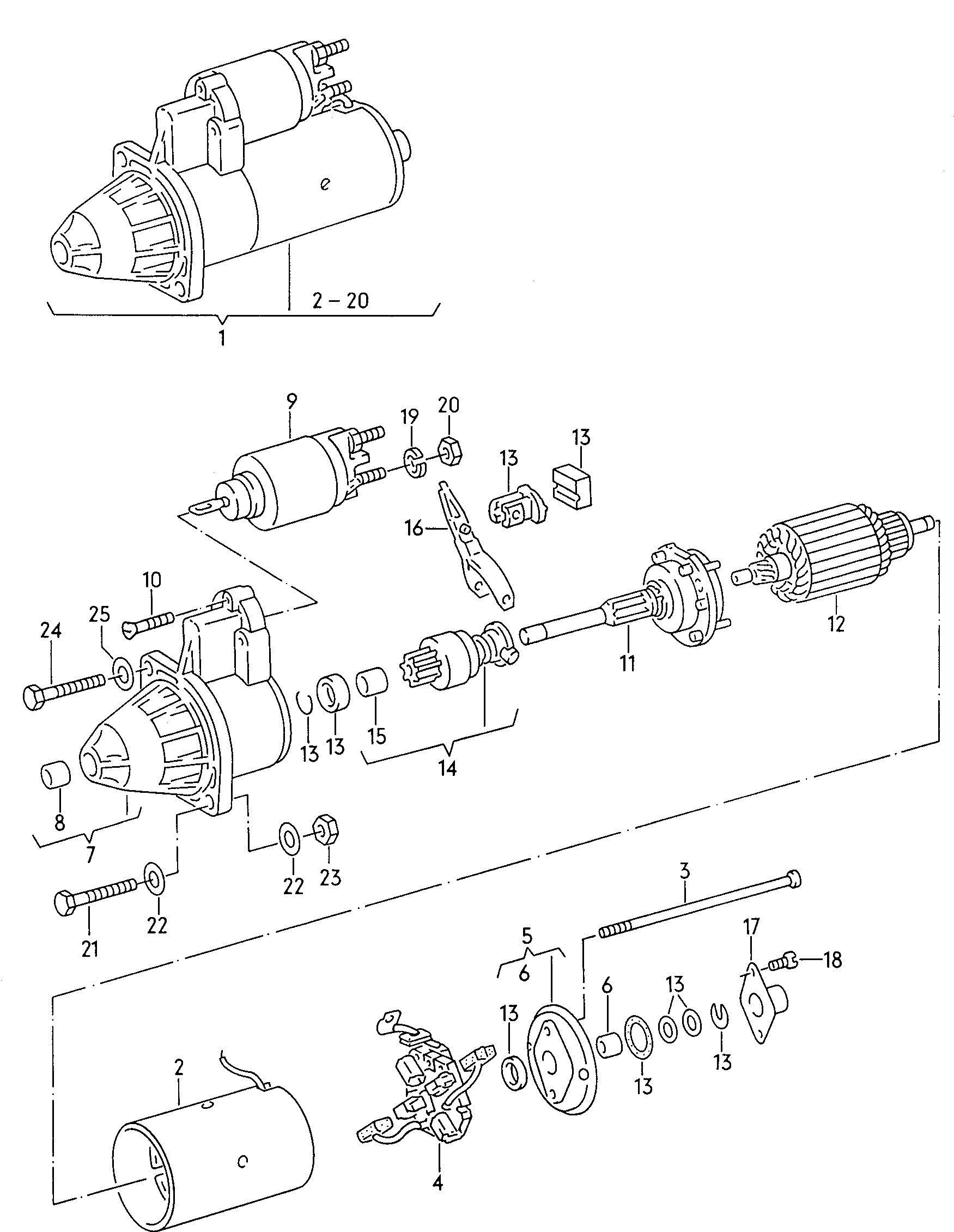 Seat 078911023 - Käynnistinmoottori inparts.fi