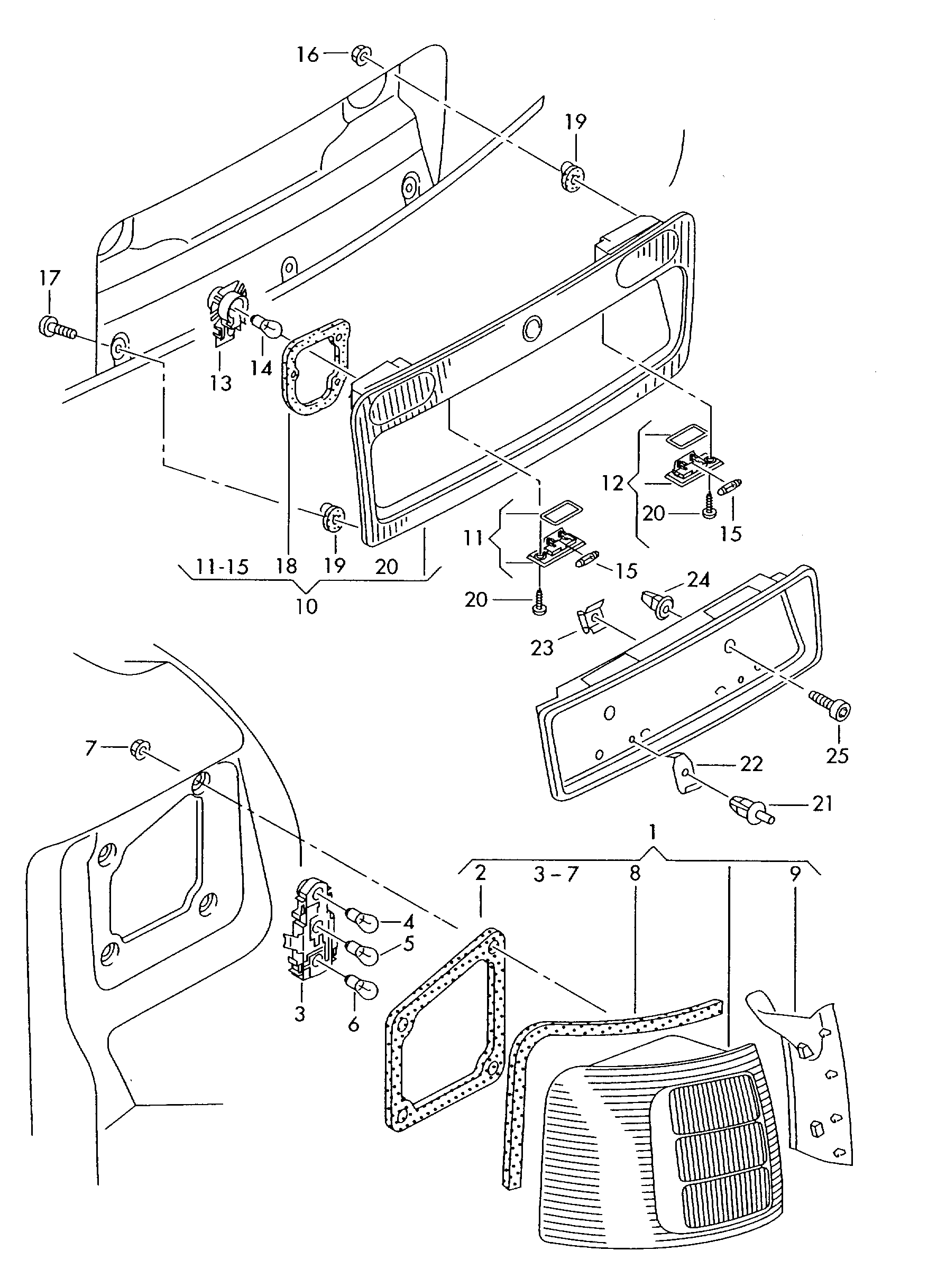 VAG 4B9943021 - Rekisterivalo inparts.fi