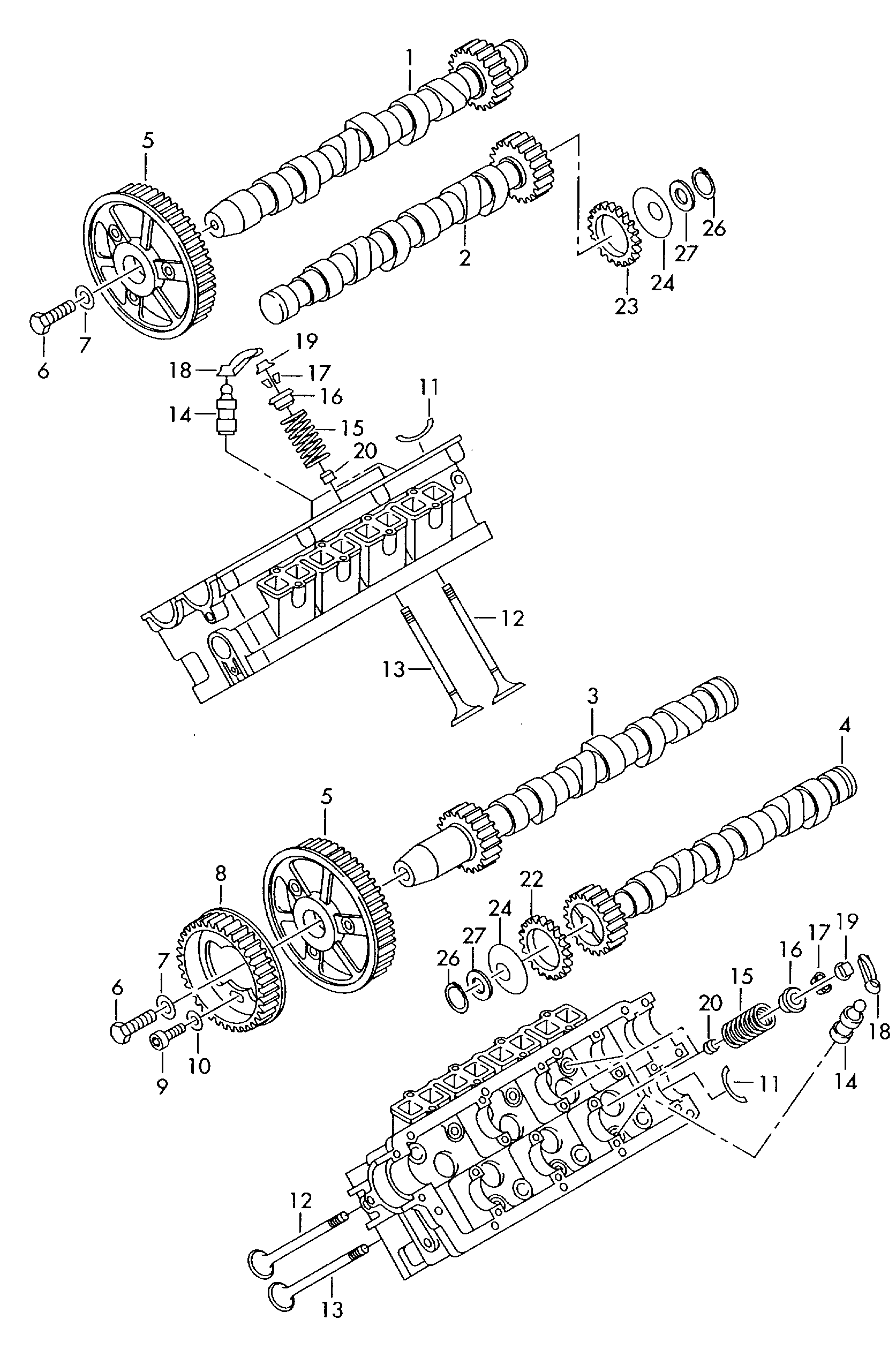 VAG 057103384A - Syl.kannen pulttisarja inparts.fi