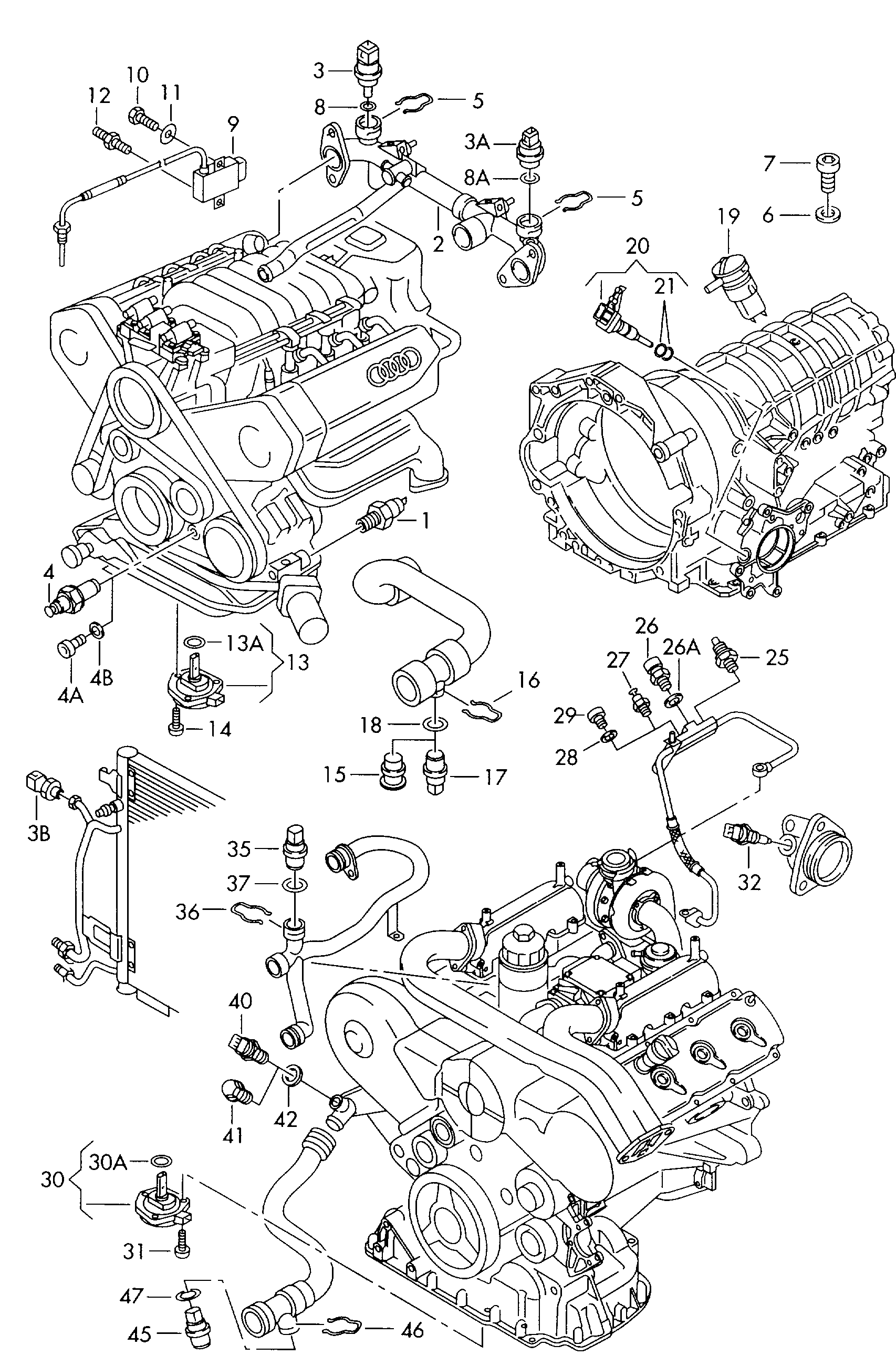 VAG 1J0907660C - Tunnistin, moottoriöljyn taso inparts.fi