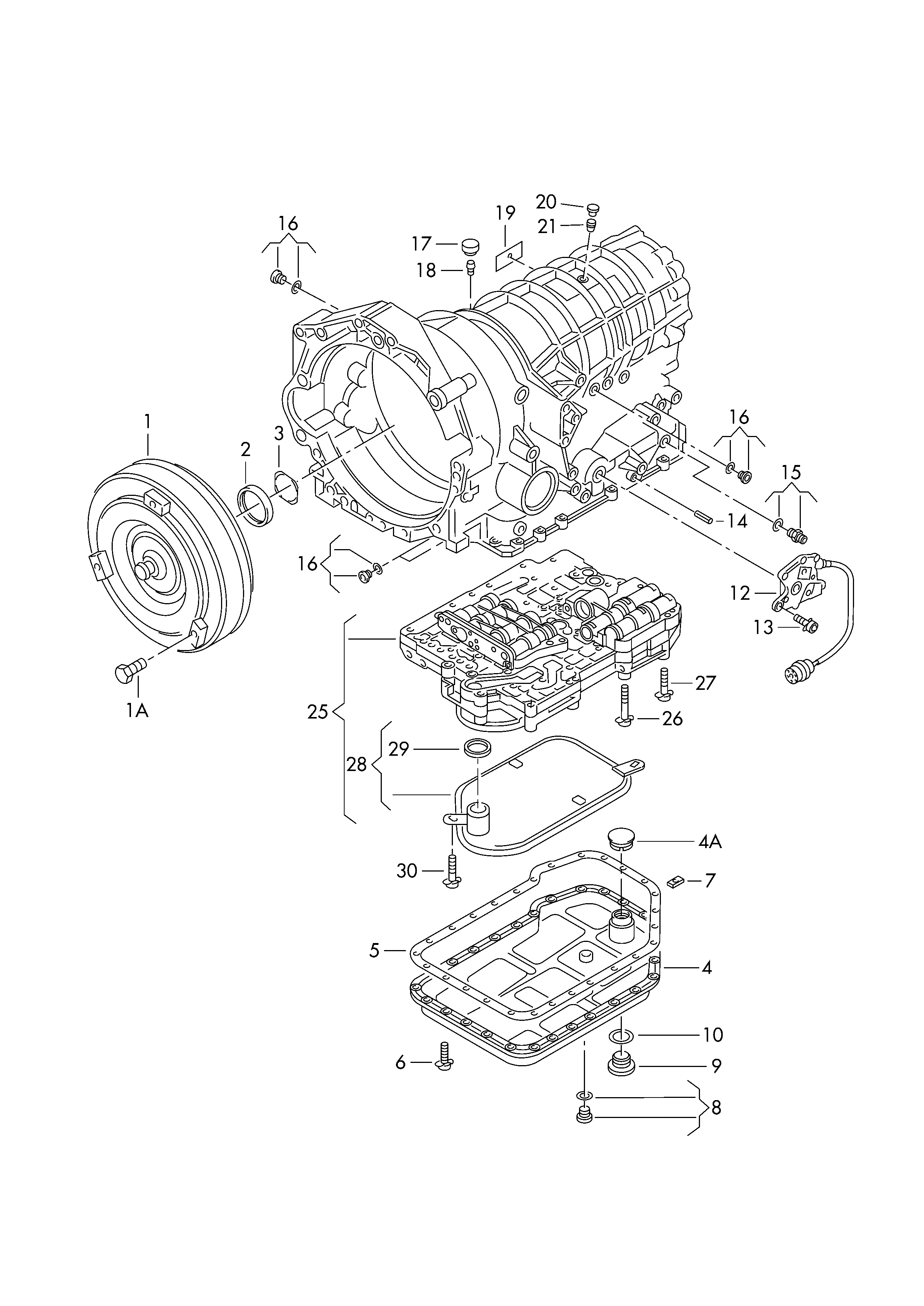 Seat 01V 321 371 - Tarvikesarja, öljynvaihto-automaattivaihteisto inparts.fi