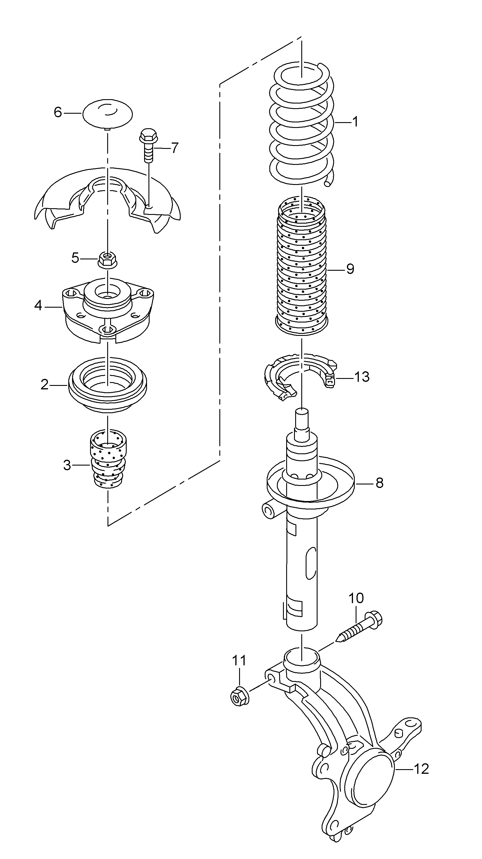 Skoda 5Q0 412 249 E - Rullalaakeri, jousijalkalaakeri inparts.fi