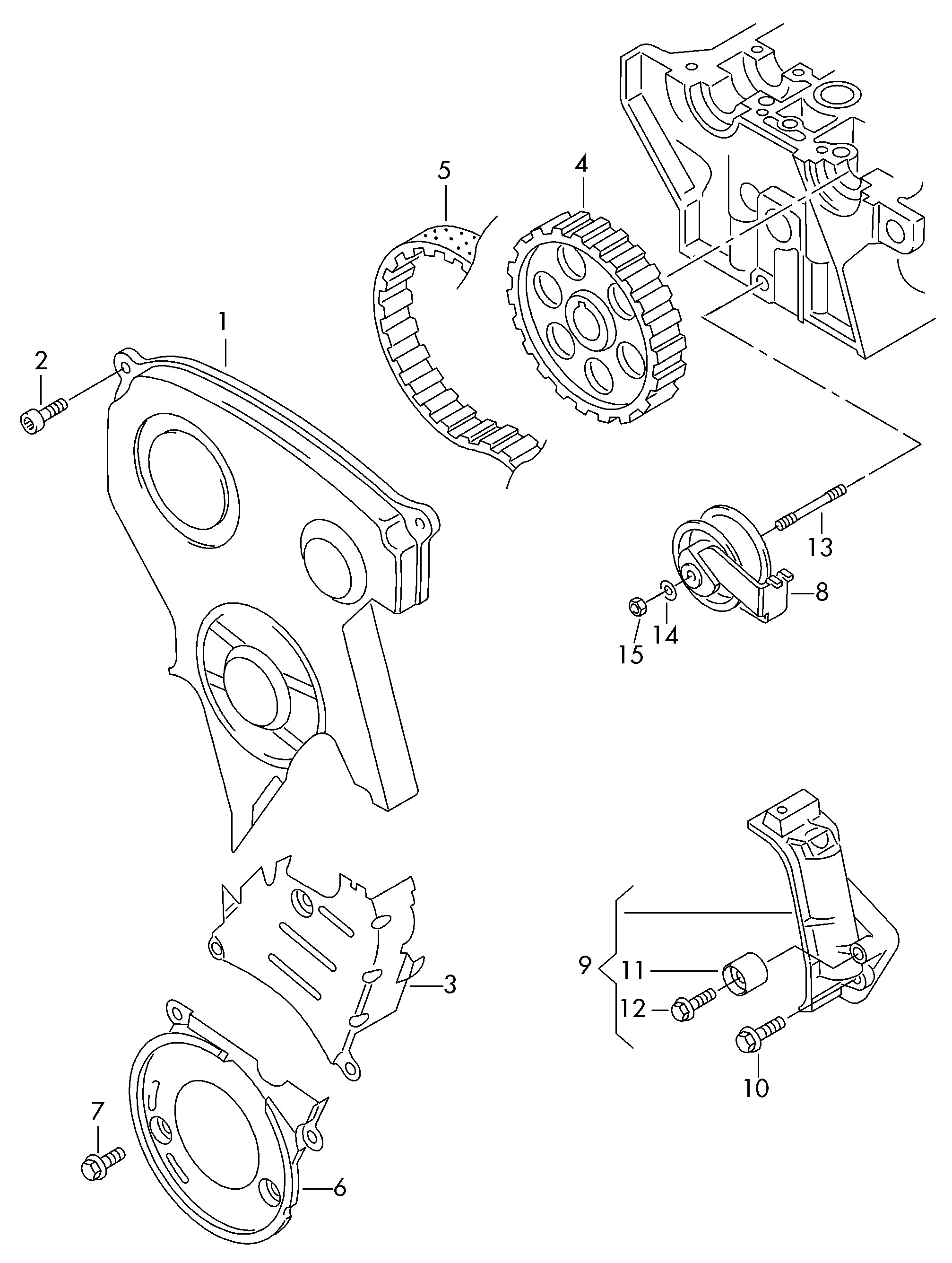 VW 06A 109 181 - Ohjain / kiristysrulla kiilahihna inparts.fi