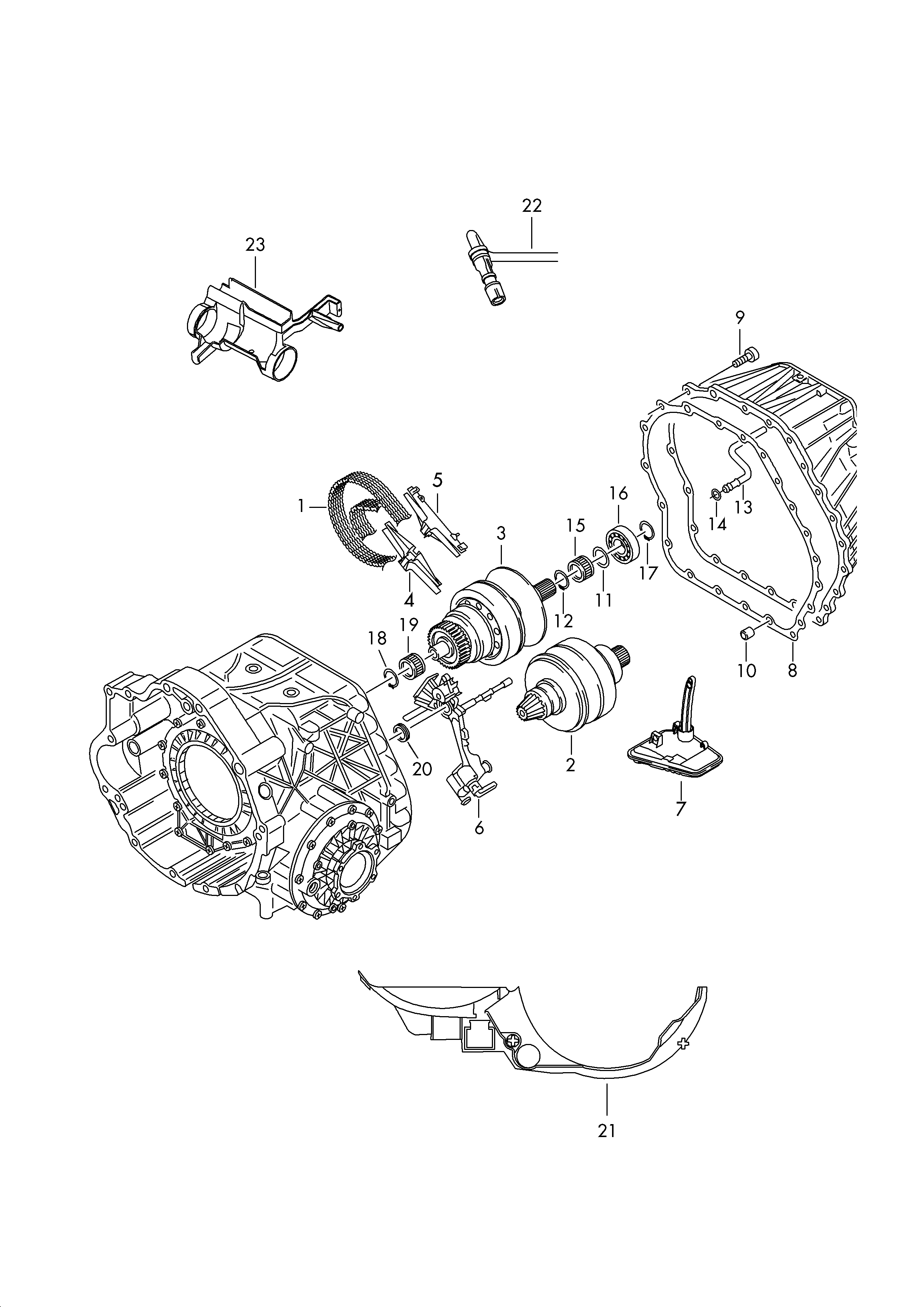 VAG 01J 301 463 A - Tiiviste, automaattivaihteiston öljypohja inparts.fi