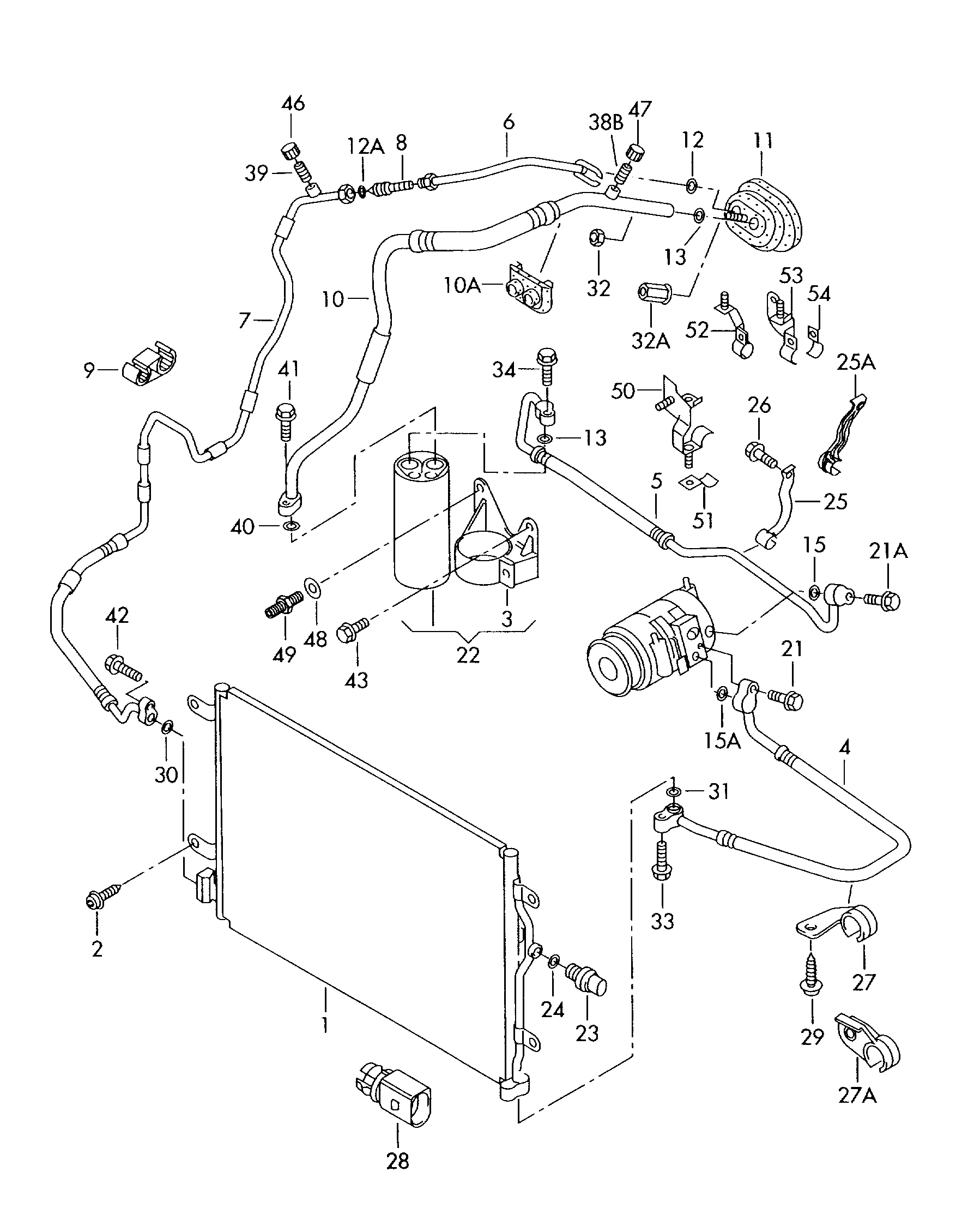 Seat 8E0260403T - Lauhdutin, ilmastointilaite inparts.fi