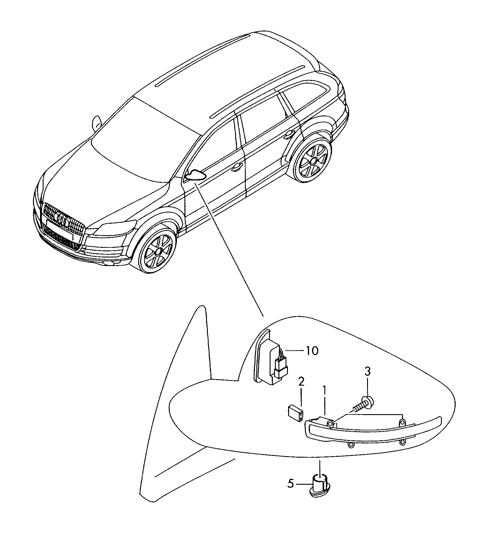 VW 8K0949101C - Ulkopeili inparts.fi