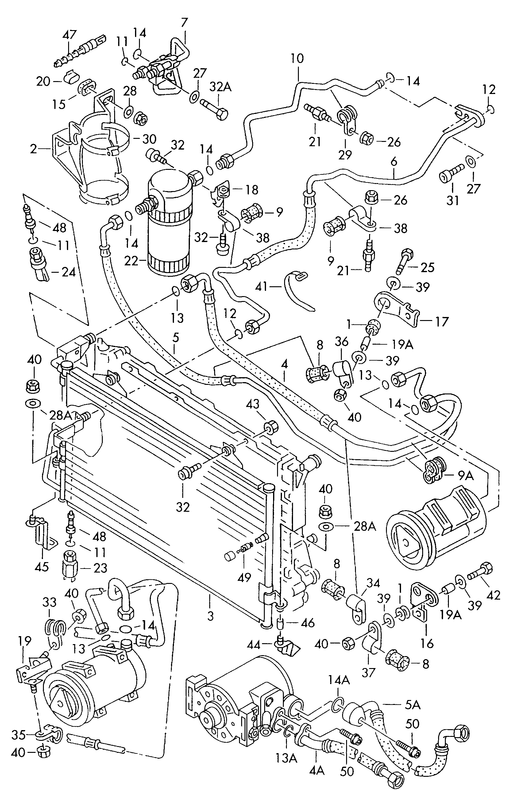 VW 8D0 959 482 - Painekytkin, ilmastointilaite inparts.fi