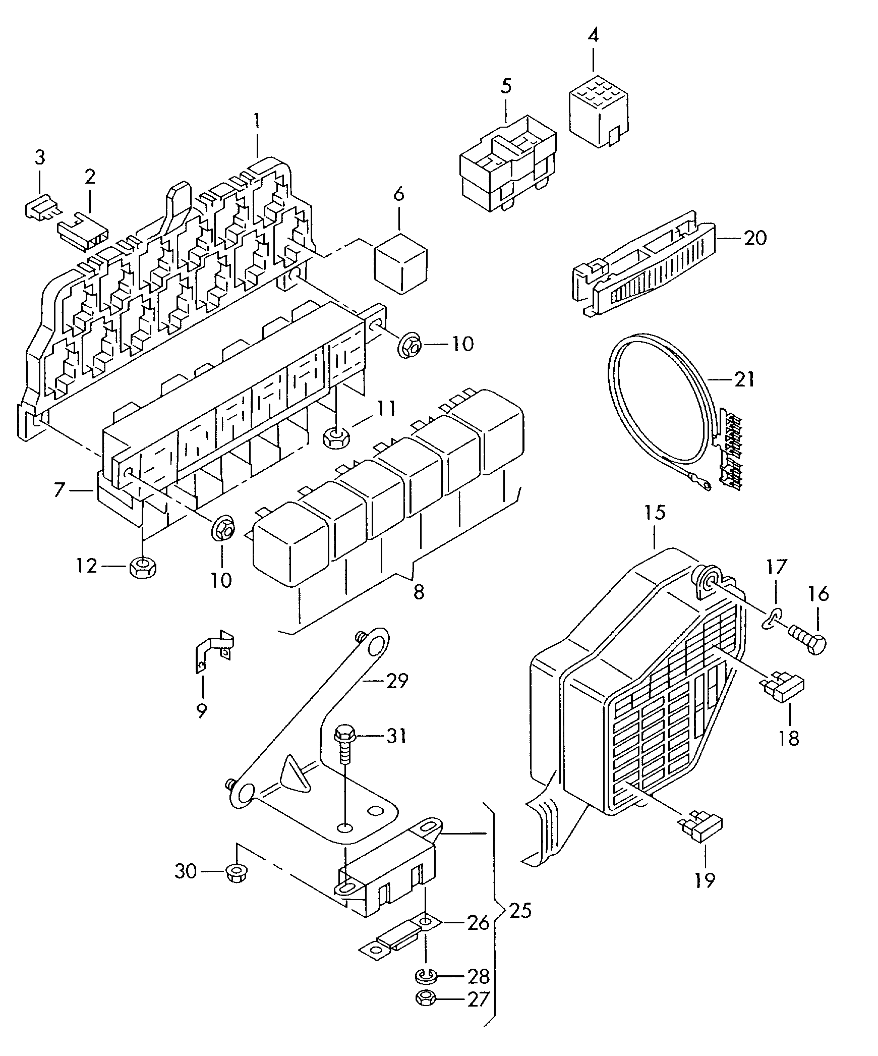 VAG 8D0 919 578 A - Rele, ilmastointilaite inparts.fi