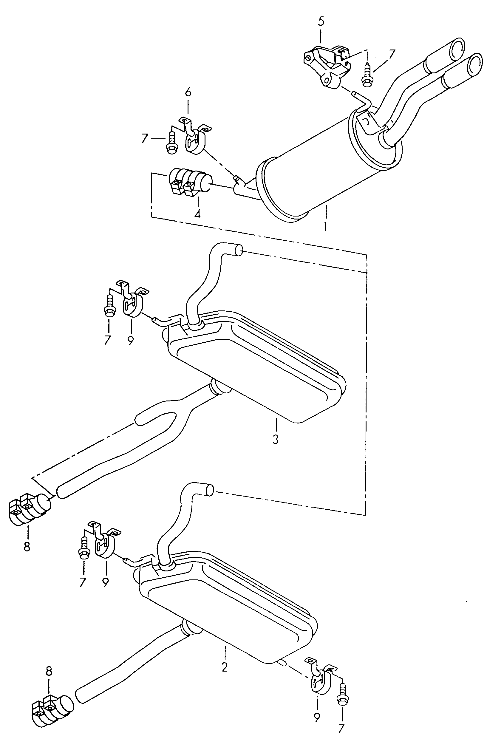 VAG 357 253 141 A - Putkenliitin, pakoputkisto inparts.fi