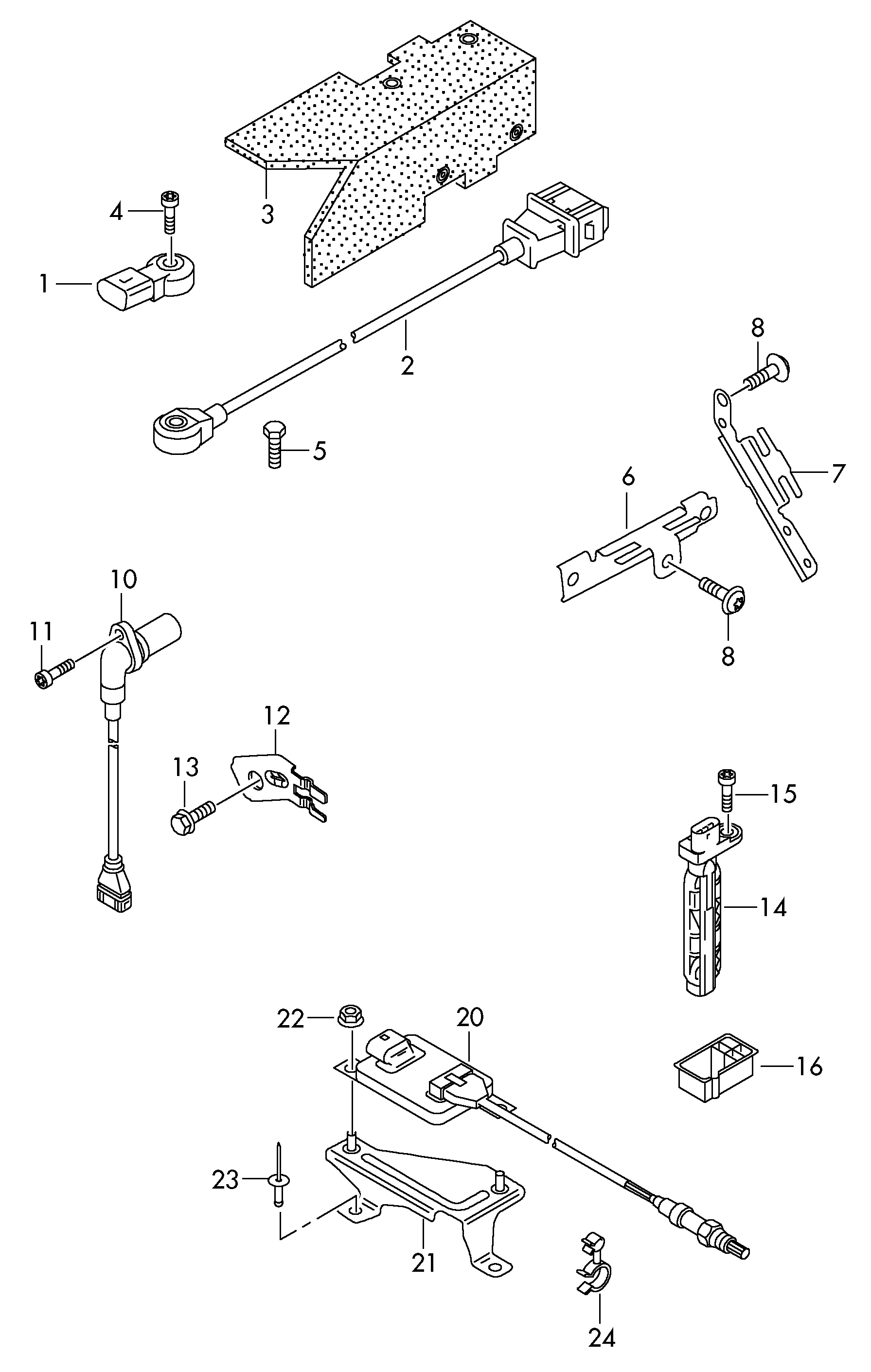 Skoda 077905381K - Impulssianturi, kampiakseli inparts.fi