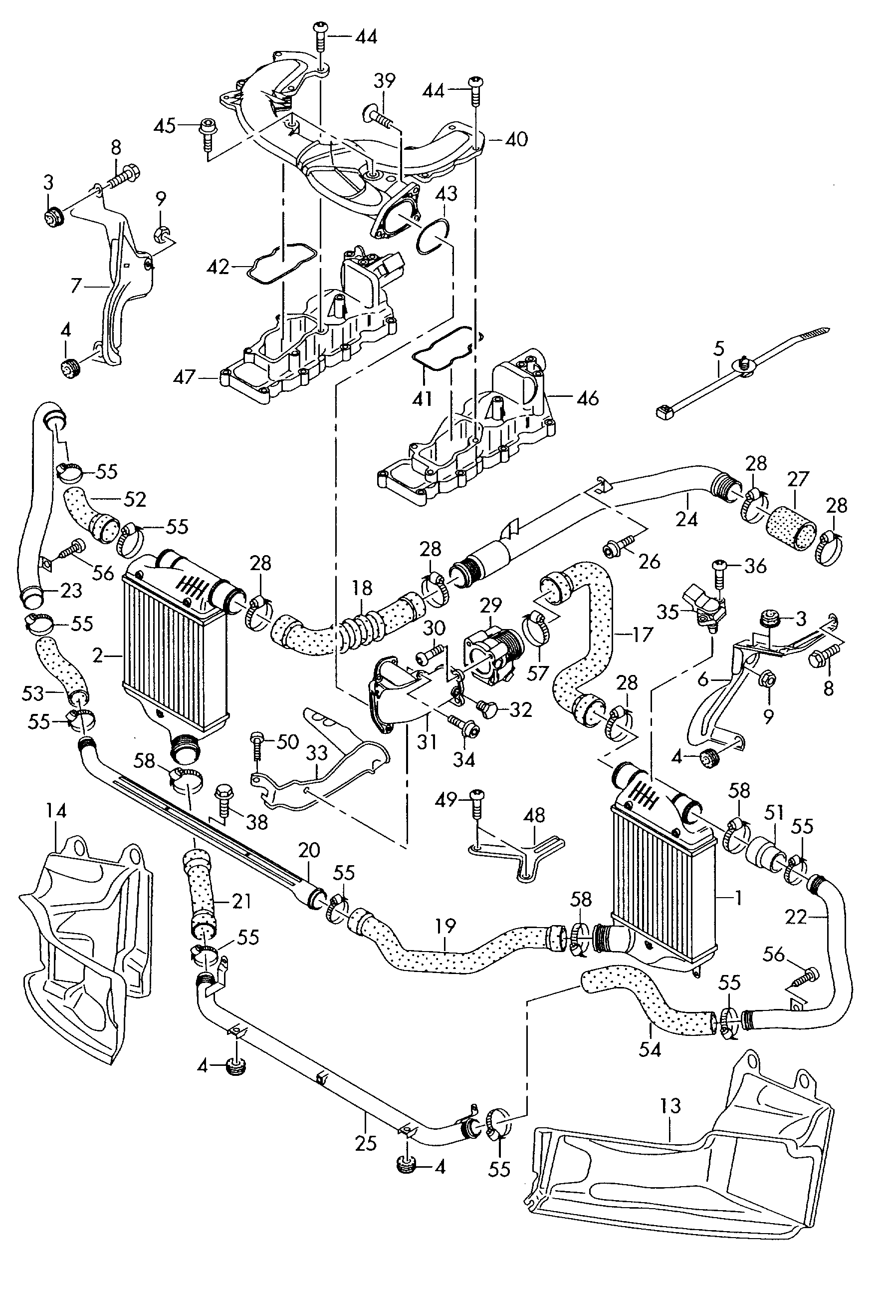 VAG 4E0145950H - Kaasuläpän kotelo inparts.fi