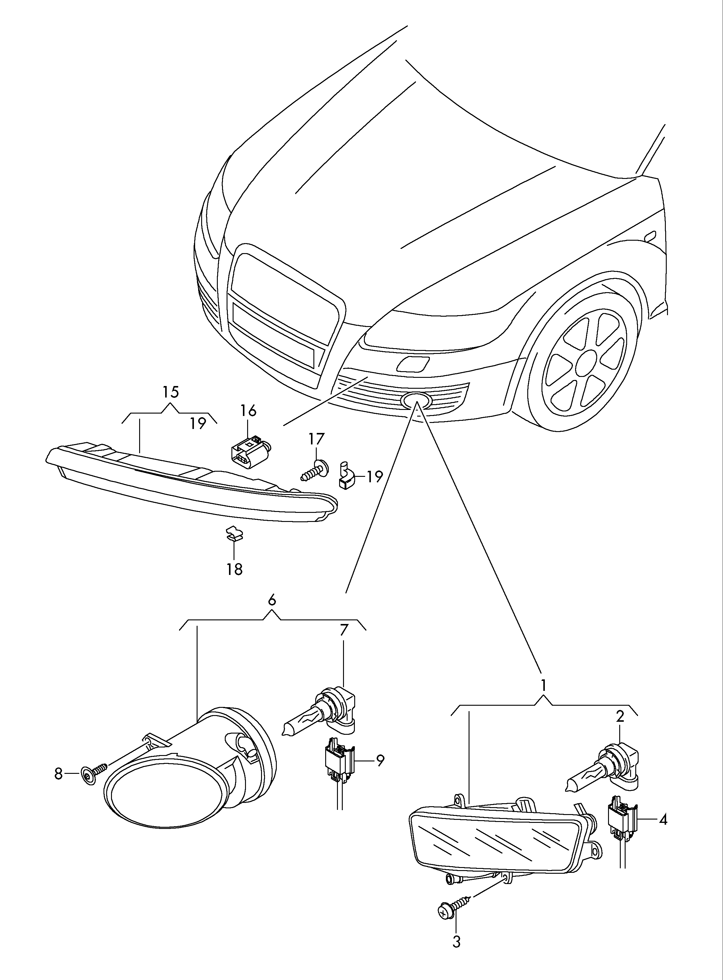 VW 4F0941699A - Sumuvalo inparts.fi