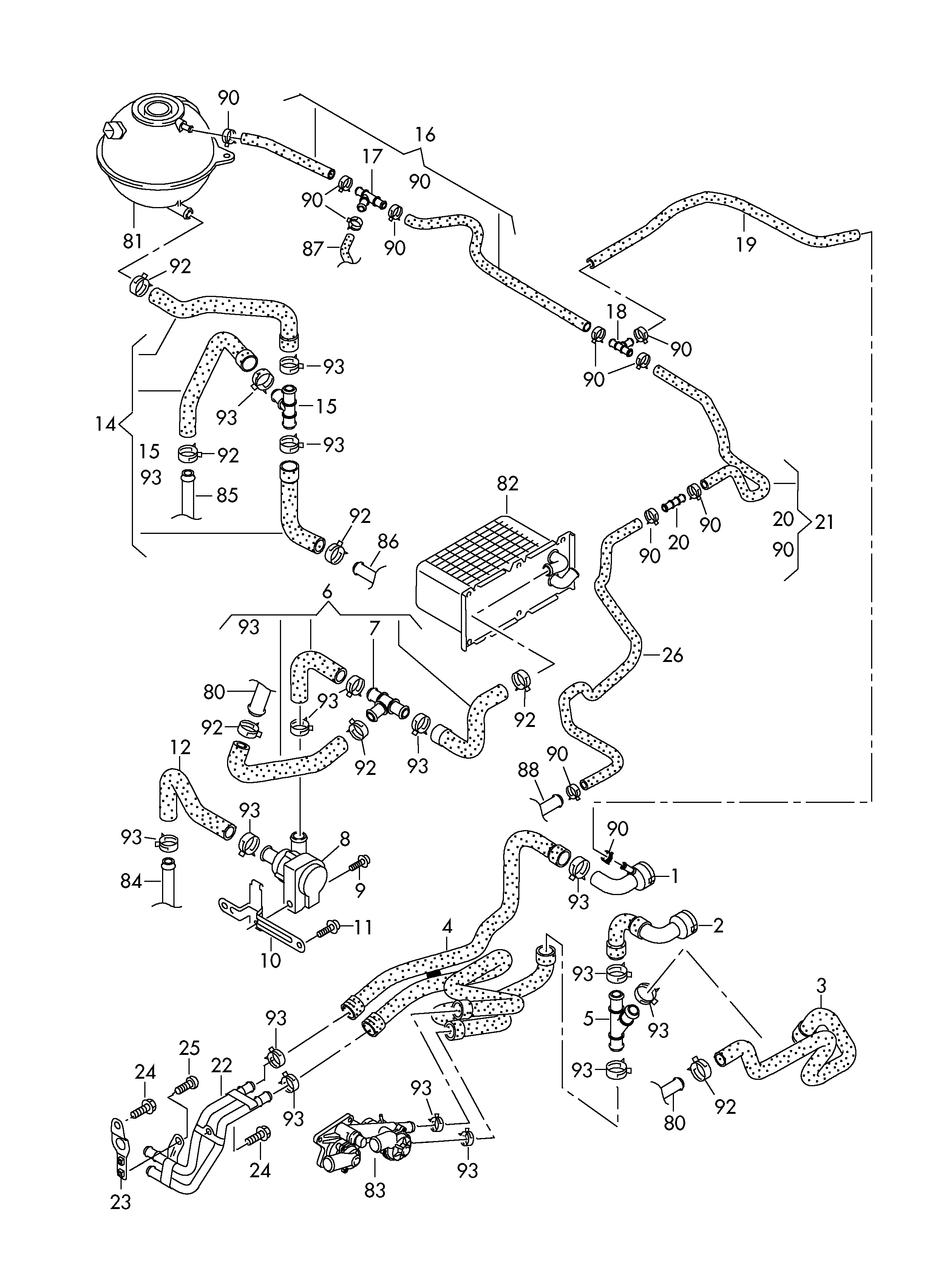 VAG N  91033401 - Jäähdytysnesteputki inparts.fi