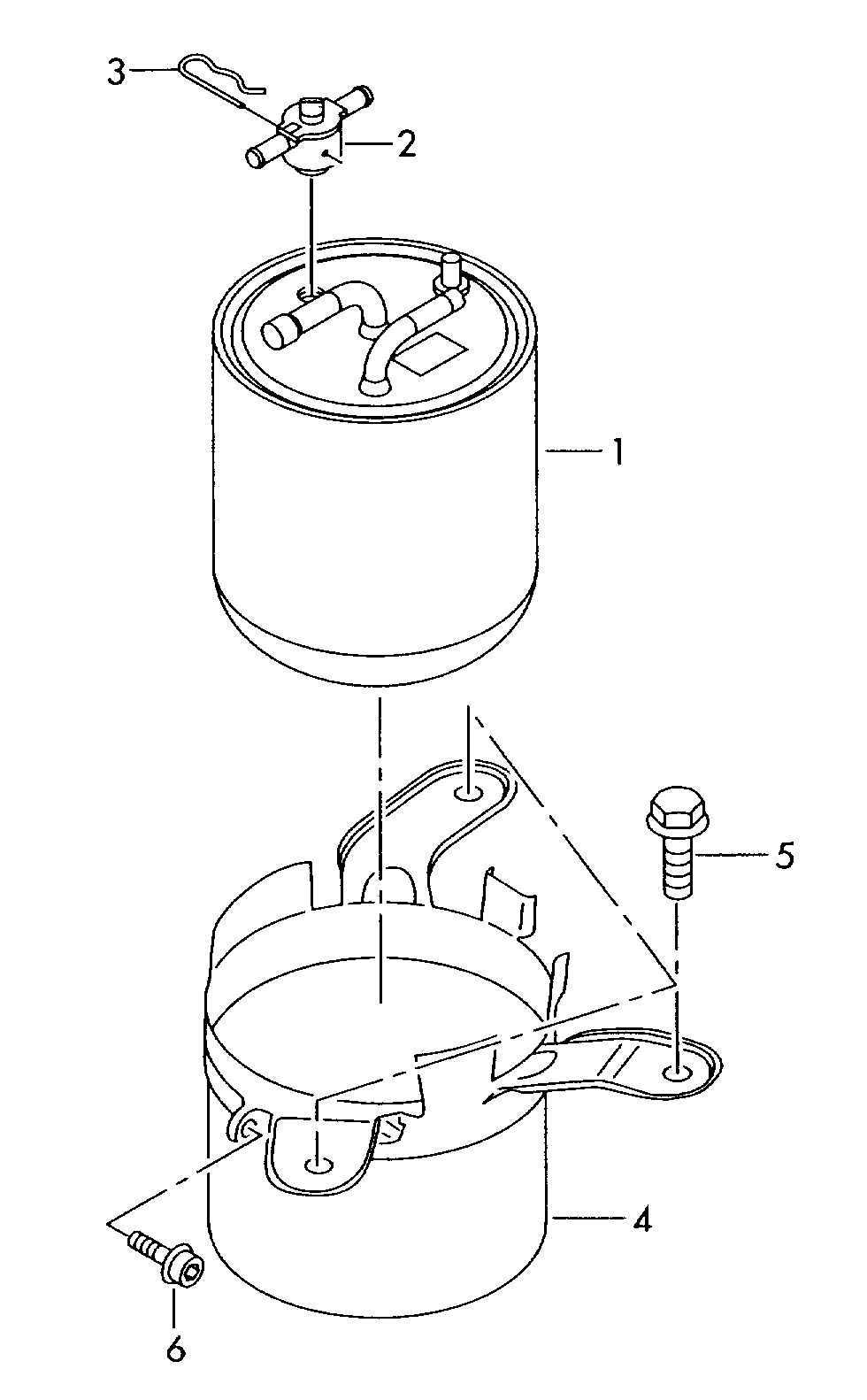 VAG 057 127 247 K - Venttiili, polttoainesuodatin inparts.fi