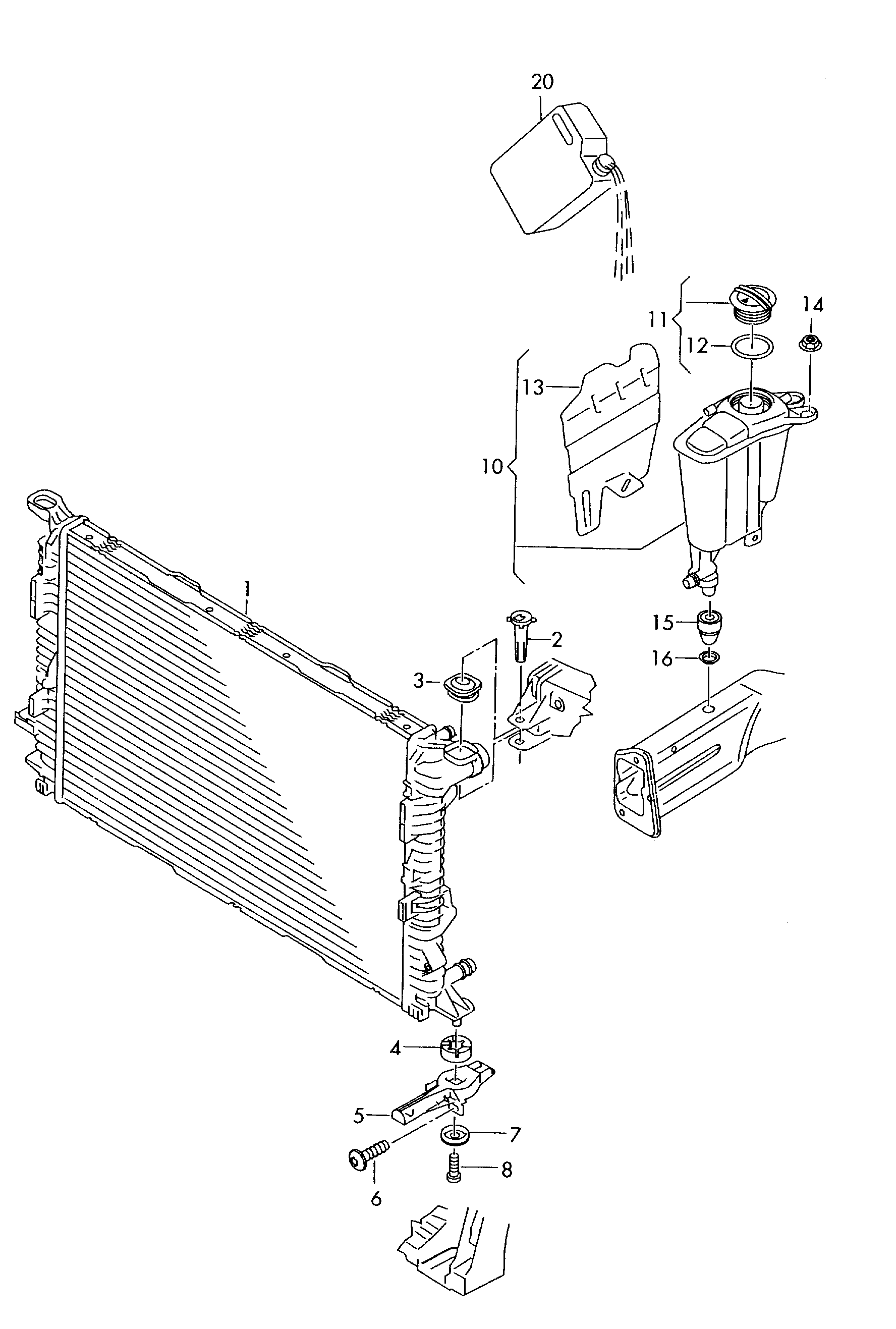 Seat 8K0 121 251R - Jäähdytin,moottorin jäähdytys inparts.fi