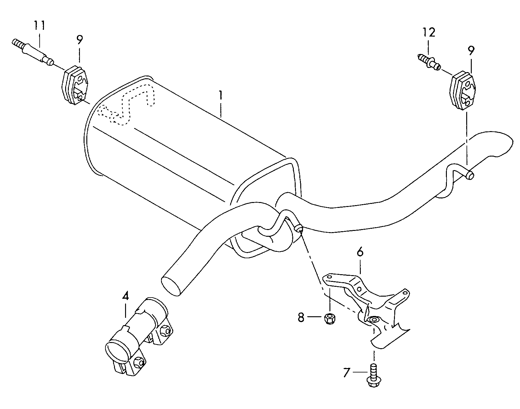 Seat 893 253 139 - Putkenliitin, pakoputkisto inparts.fi