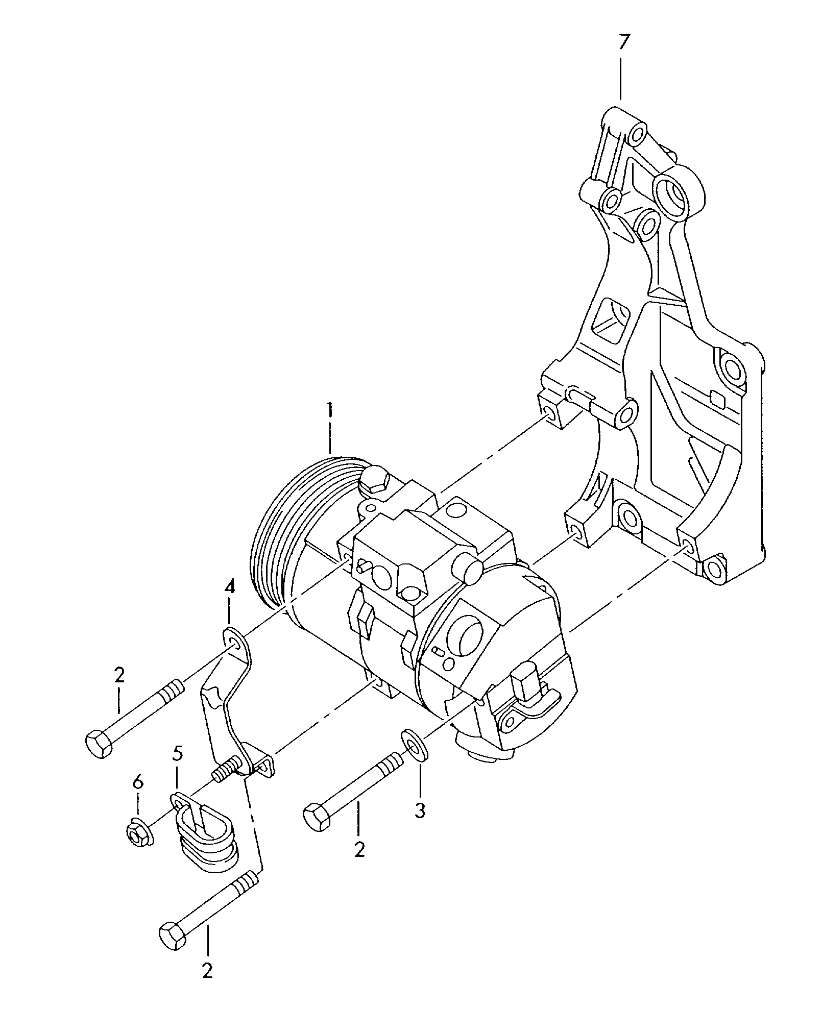 VW (SVW) 8Z0 260 805 A - Kompressori, ilmastointilaite inparts.fi