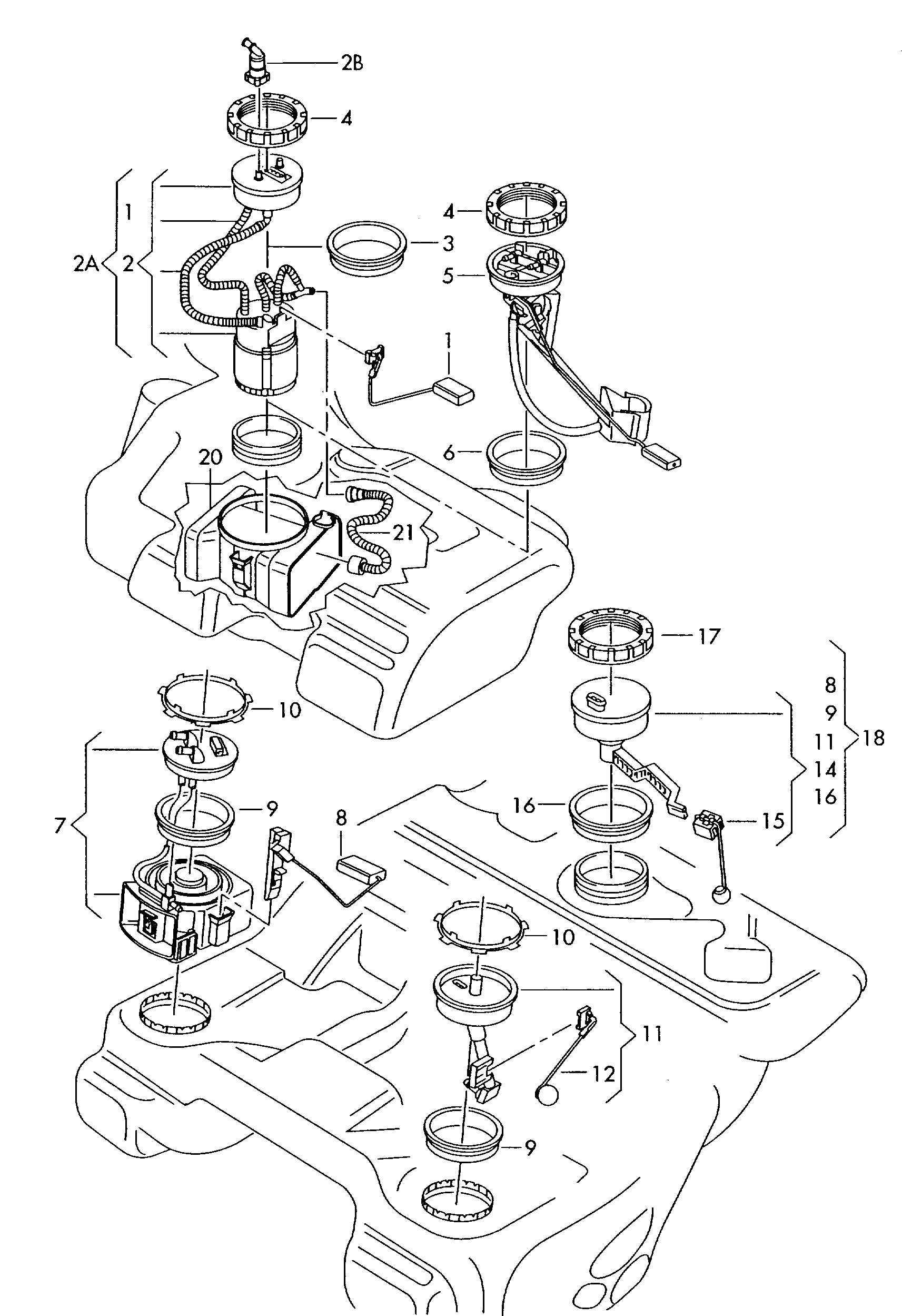 VAG 4B0919051E - Polttoaineen syöttömoduuli inparts.fi