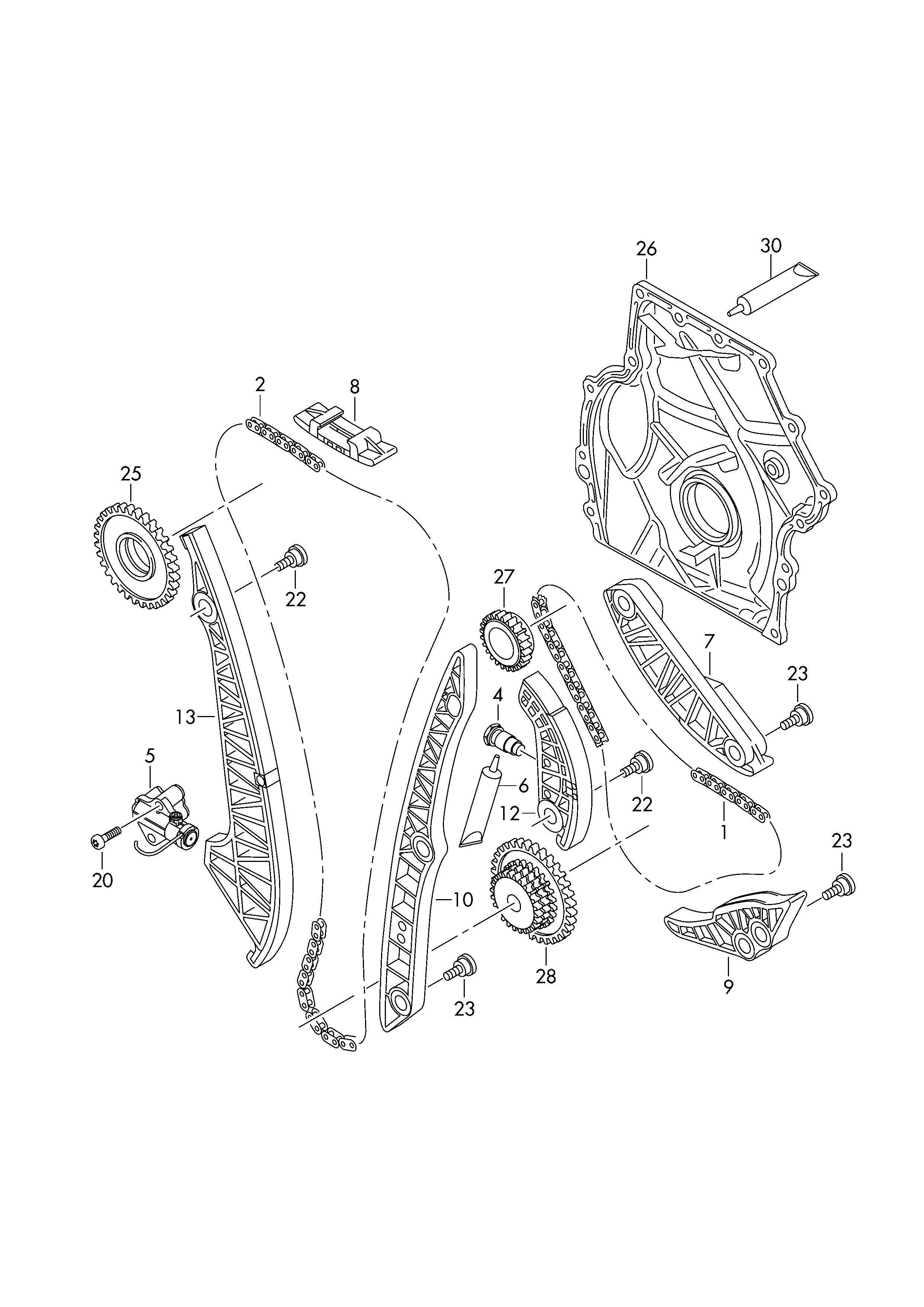 Seat 06K 109 158 G - Jakoketju inparts.fi