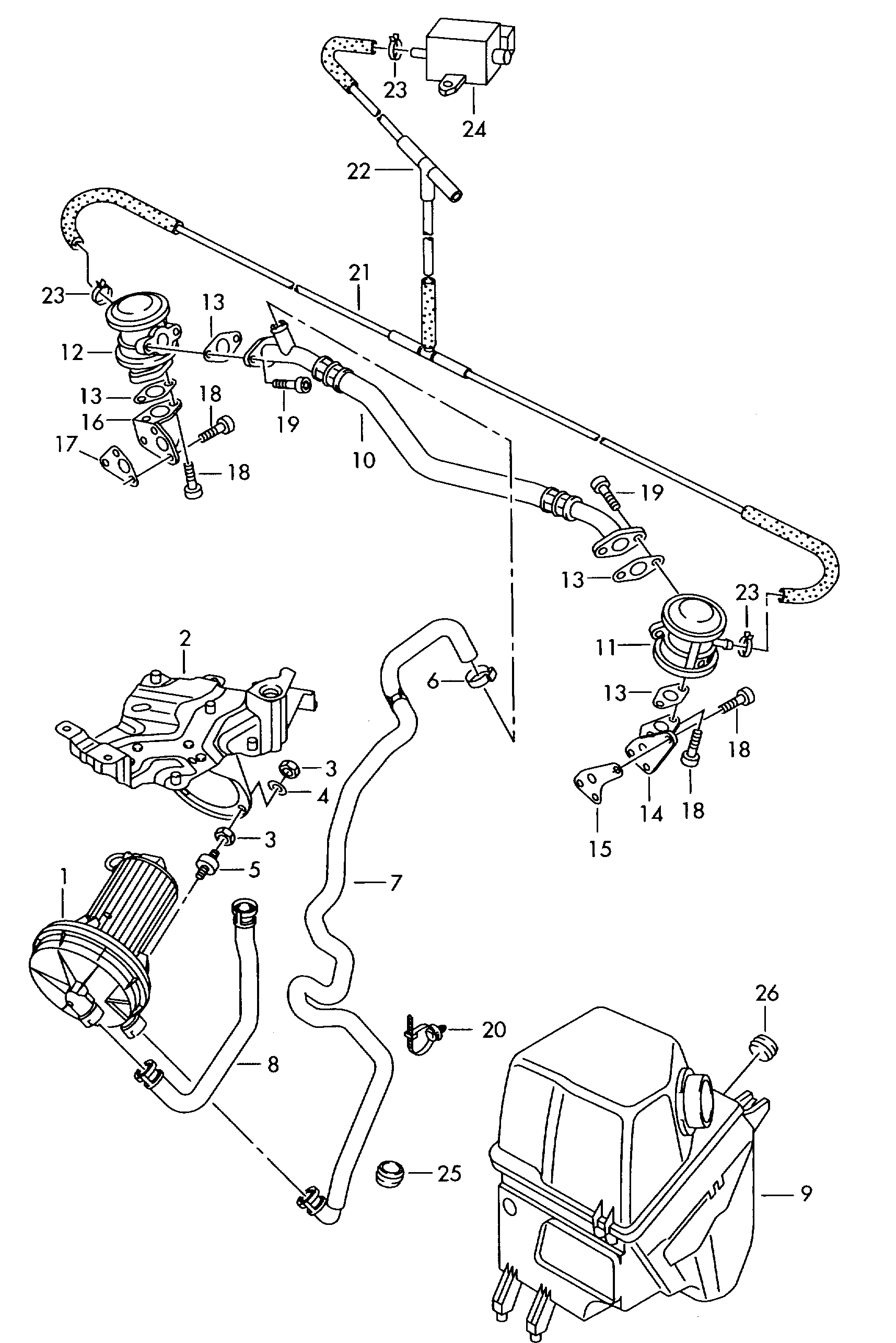 Skoda 078 131 102 T - Venttiili, toisioilma pumppujärjestelmä inparts.fi