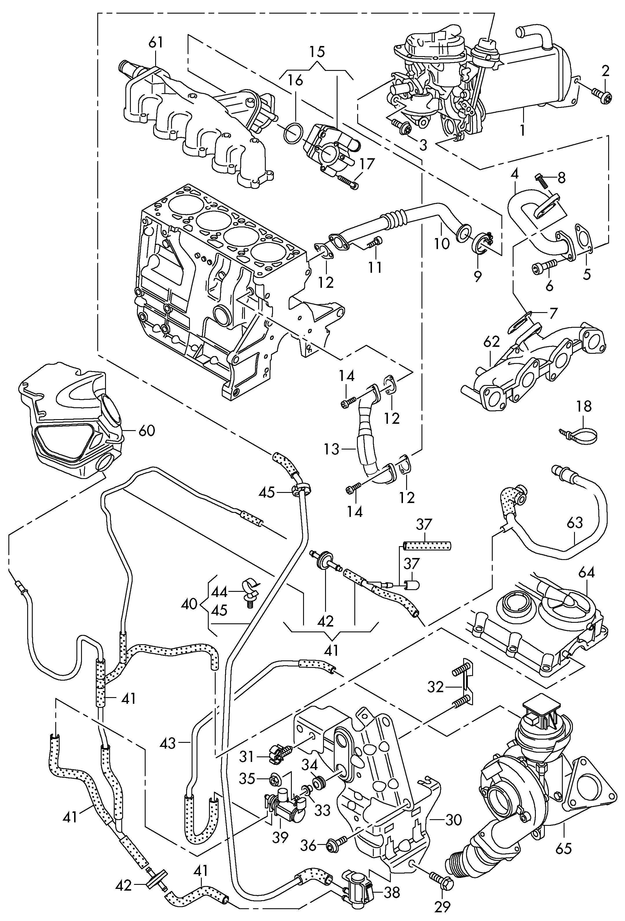 VAG 03L131512DN* - Venttiili, pakokaasun kierrätys inparts.fi