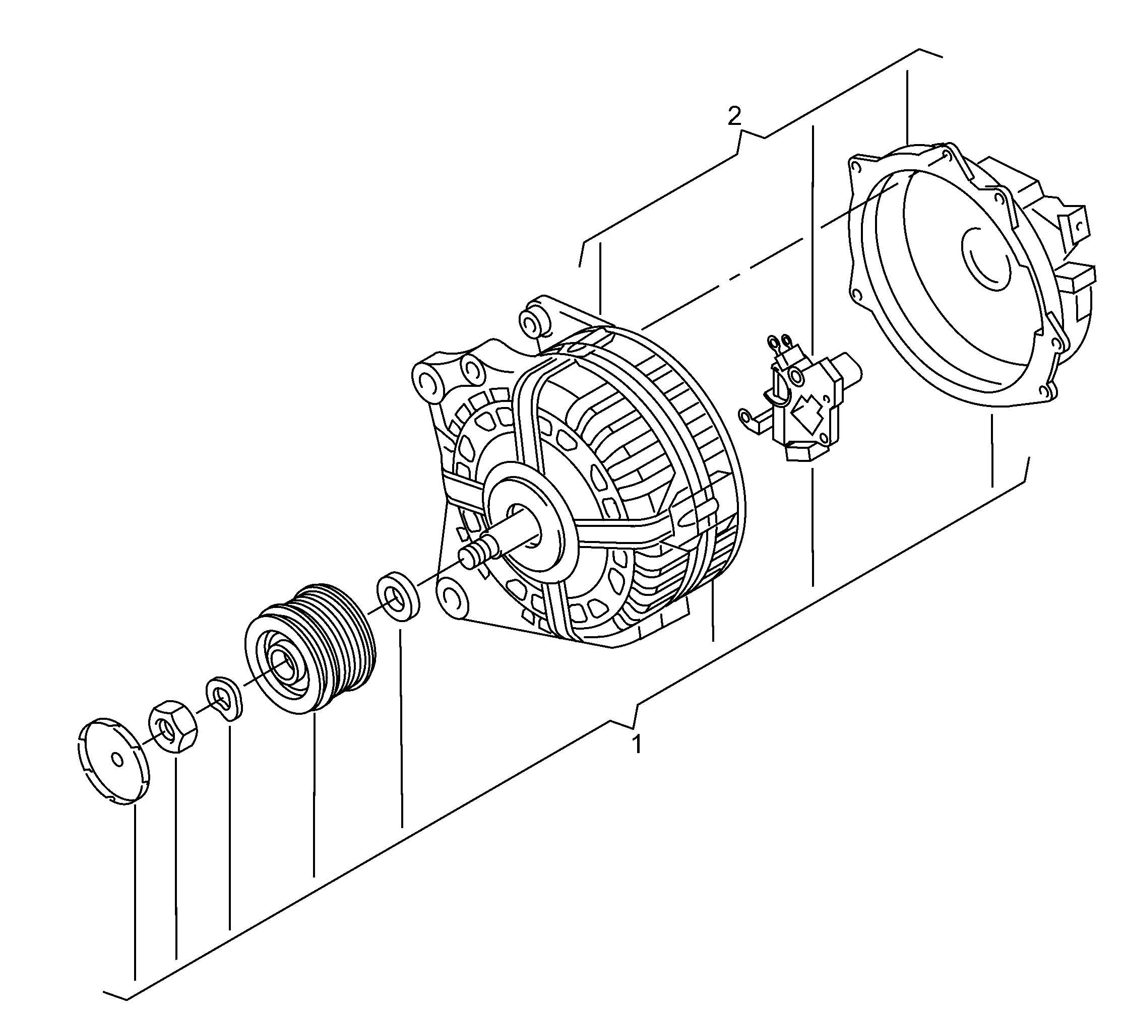 VAG 04L903017EX - Laturi inparts.fi