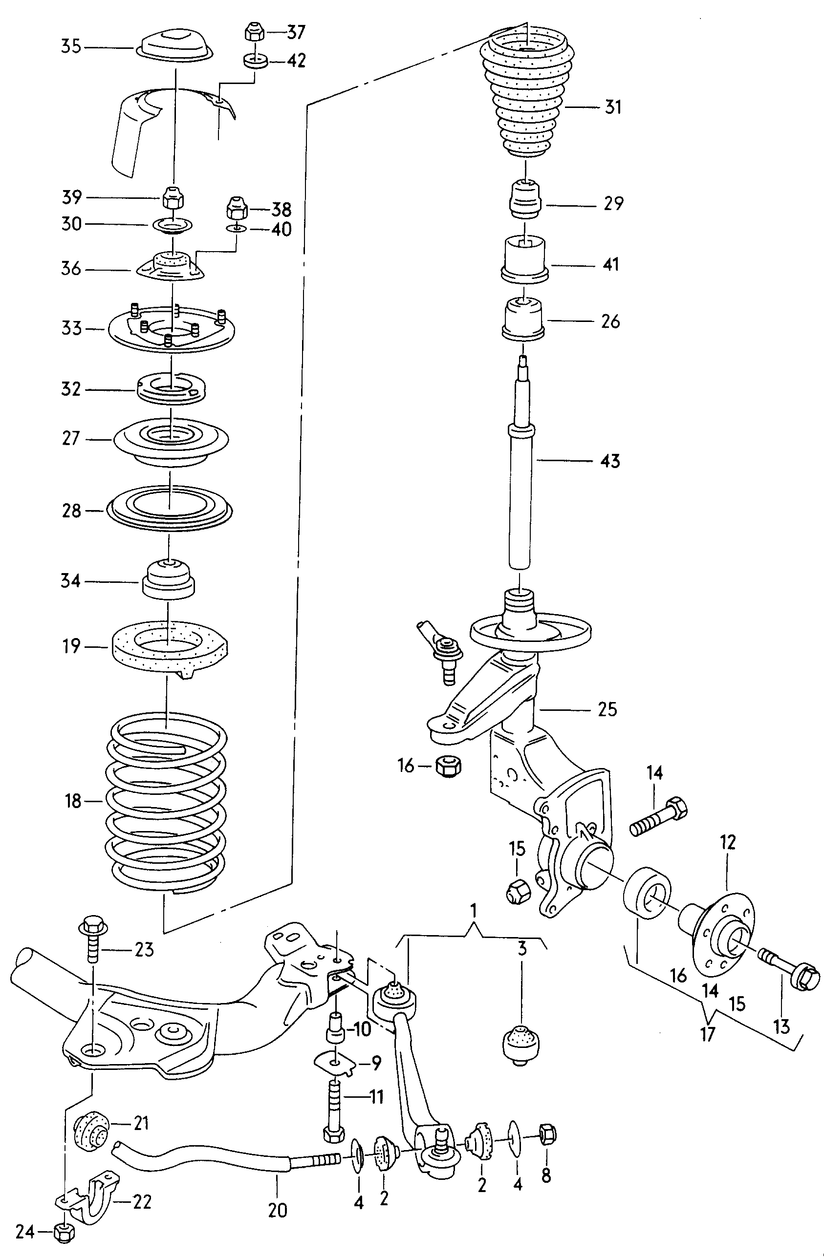 Seat 4A0407615D - Pyörän napa inparts.fi