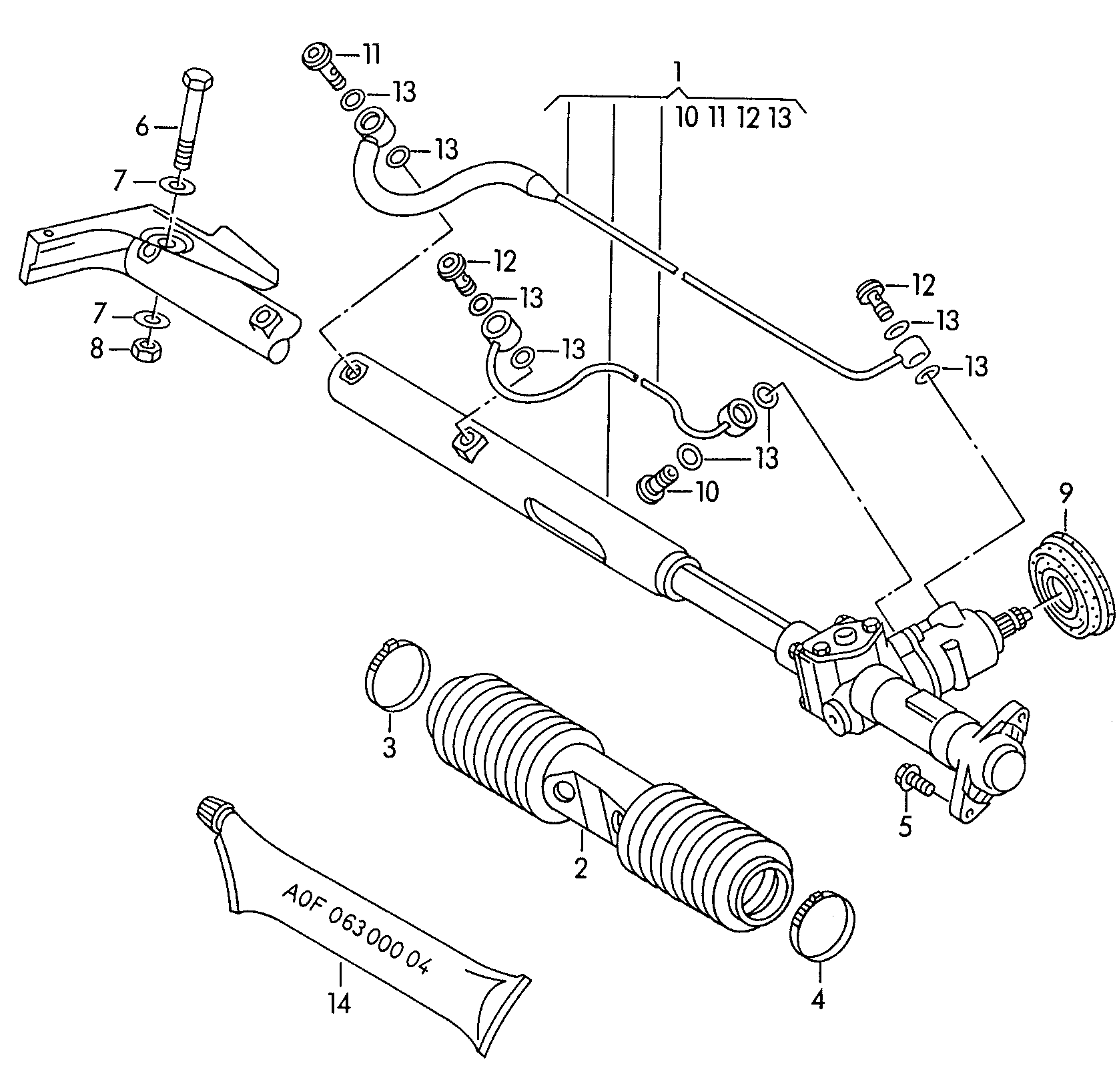 VAG 4A1 422 066 - Ohjausvaihde inparts.fi