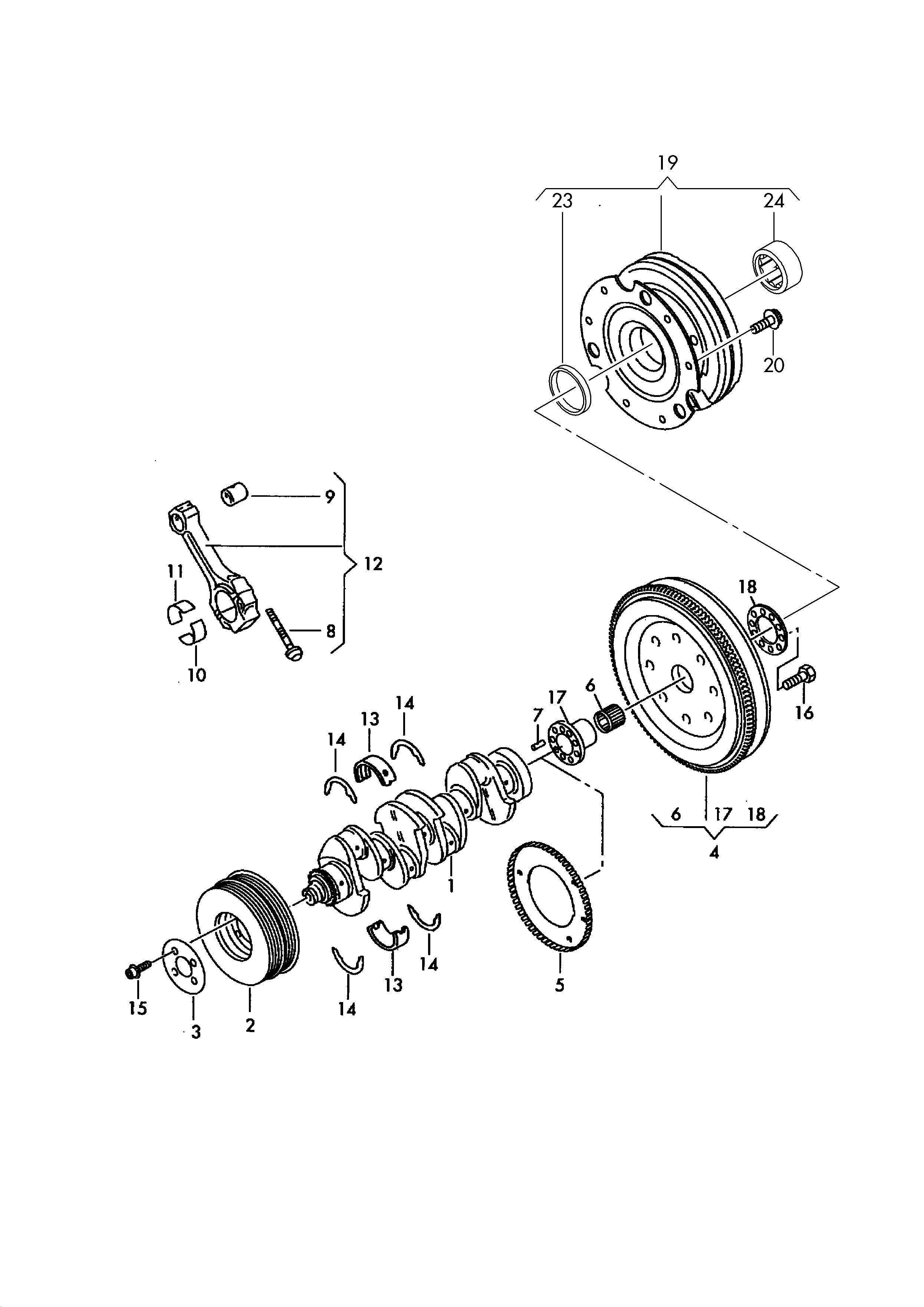 VAG 0B1105245 - Tiiviste, vauhtipyörä inparts.fi