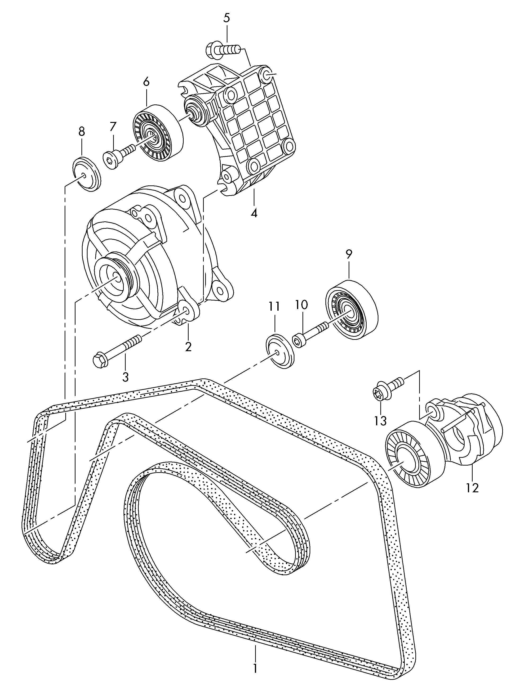 VW 059903137AG - Moniurahihna inparts.fi