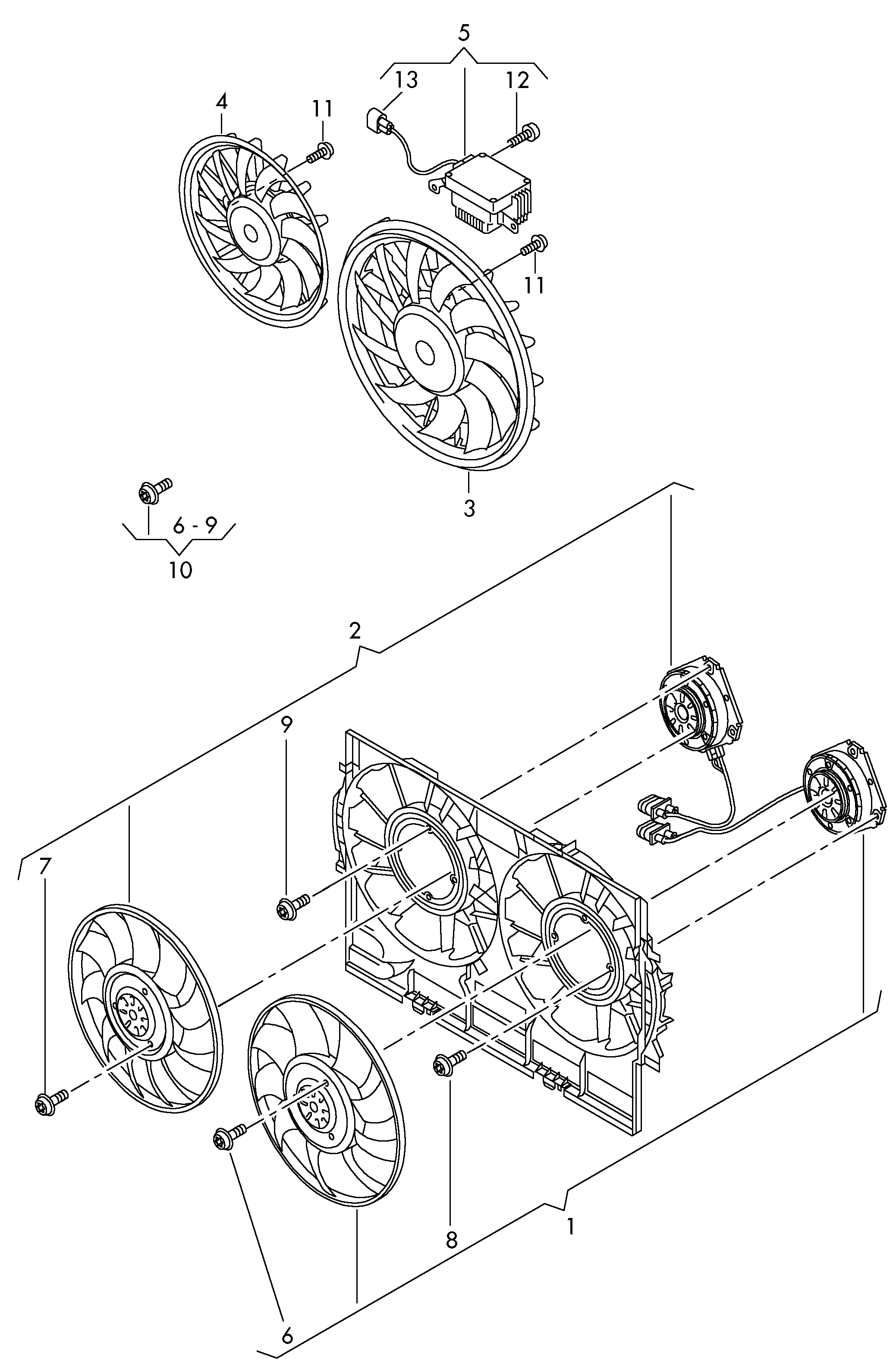 Skoda 8K0959455P - Tuuletin, moottorin jäähdytys inparts.fi