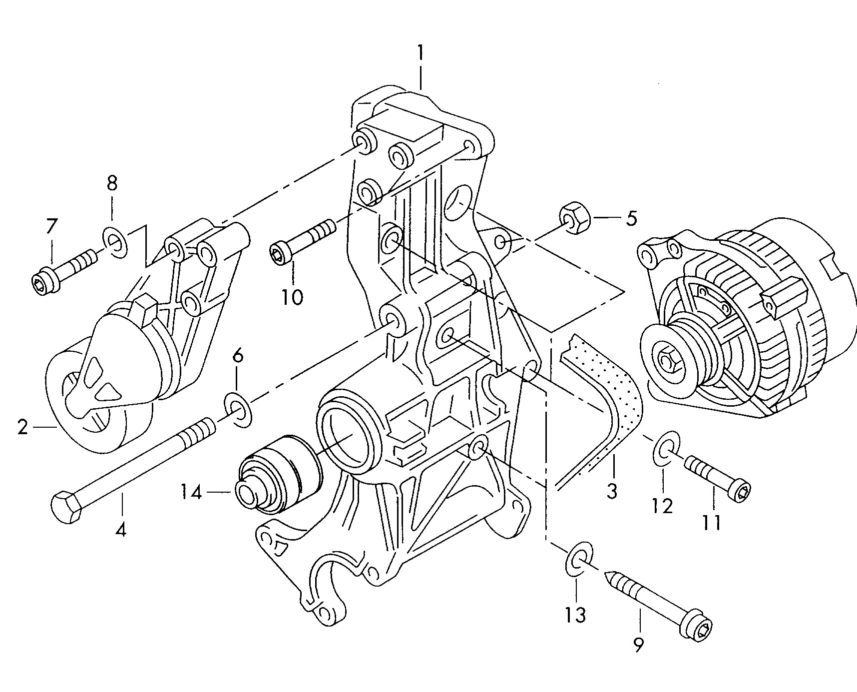 Seat 06B 903 137 - Moniurahihna inparts.fi