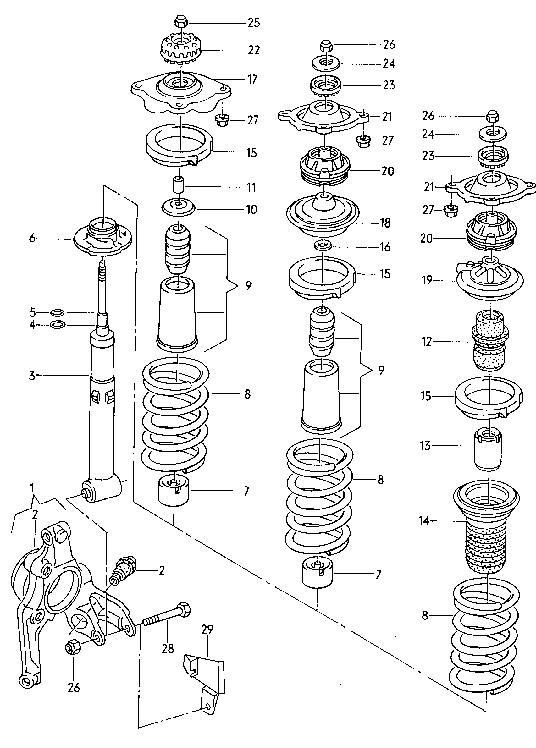 Seat 443512129B - Pölysuojasarja, iskunvaimennin inparts.fi