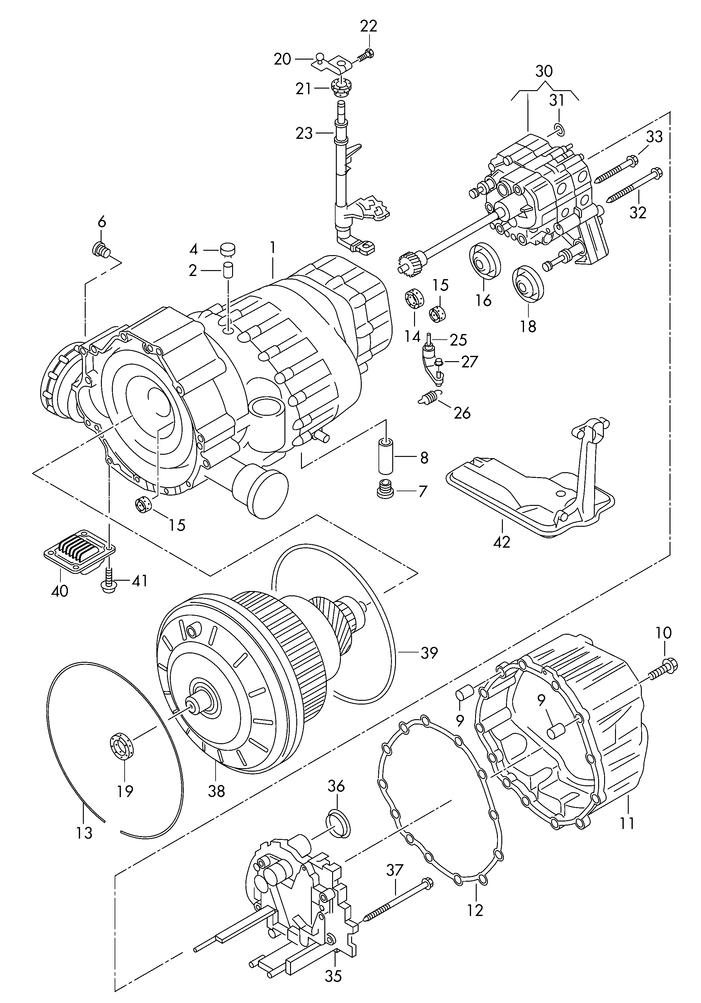 Skoda 0AW 301 519 C - Hydrauliikkasuodatin, automaattivaihteisto inparts.fi